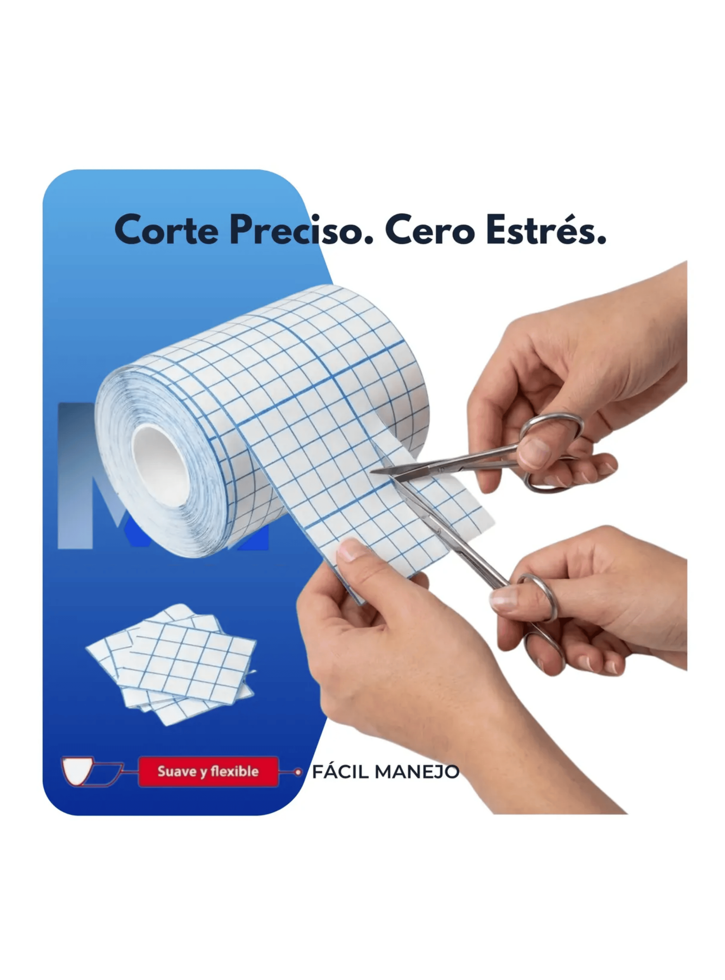 Venda No Tejida Adhesiva 5cm X 10 Metros Modelo Stretch-3