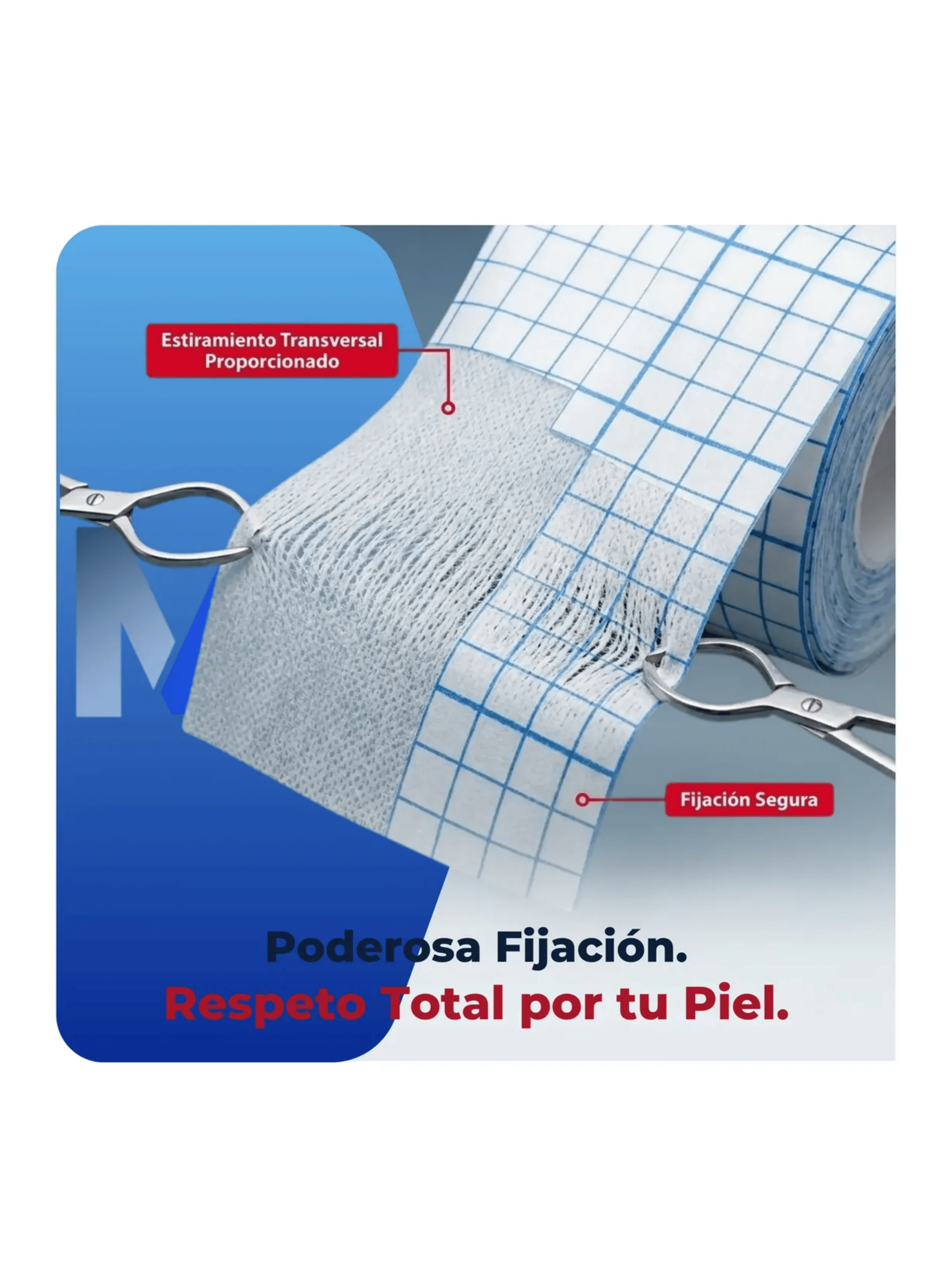 Venda No Tejida Adhesiva 5cm X 10 Metros Modelo Stretch-5