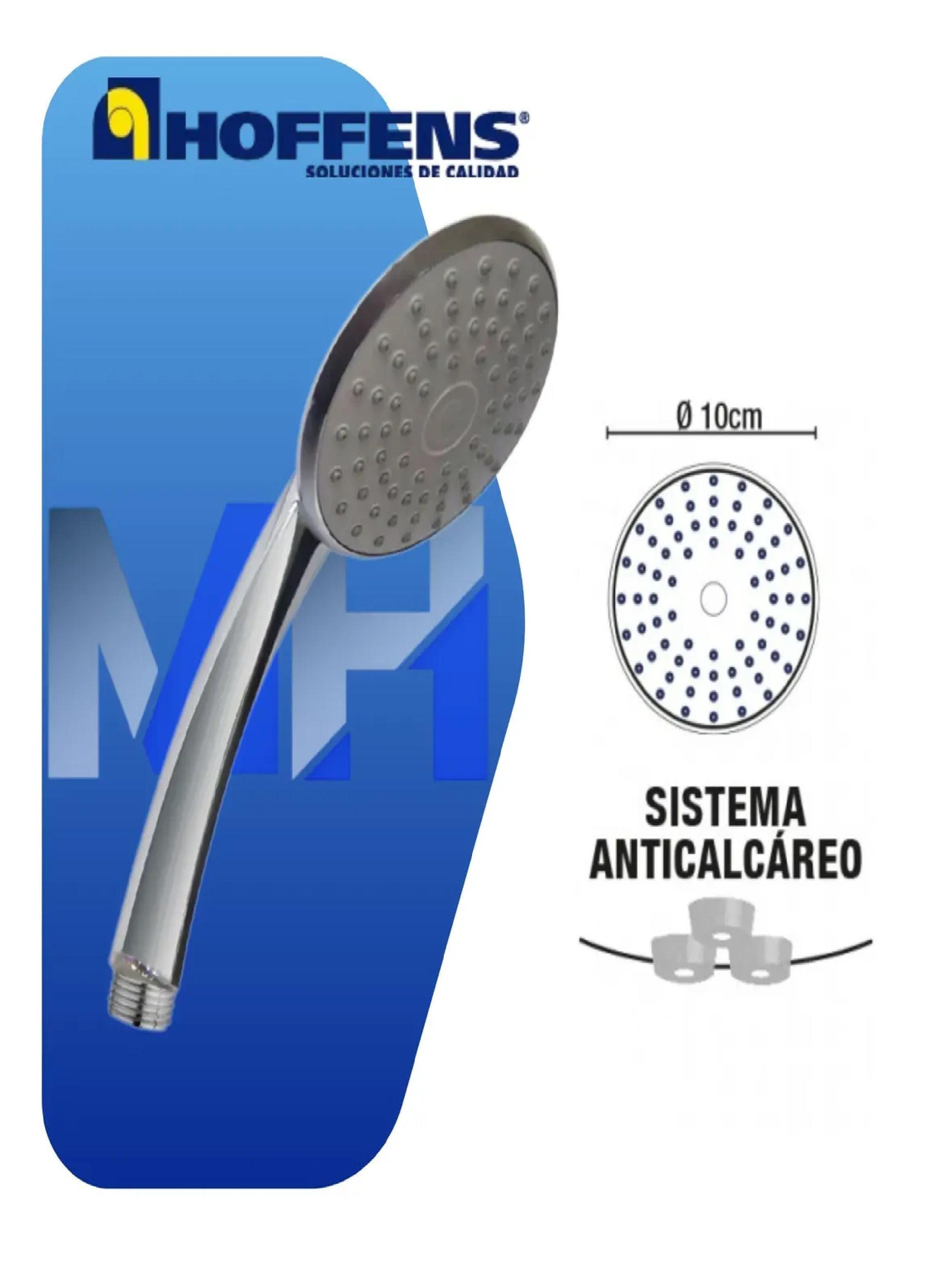 Mango De Ducha Telefono Gran Diametro 10cm Cromado Lluvia-3