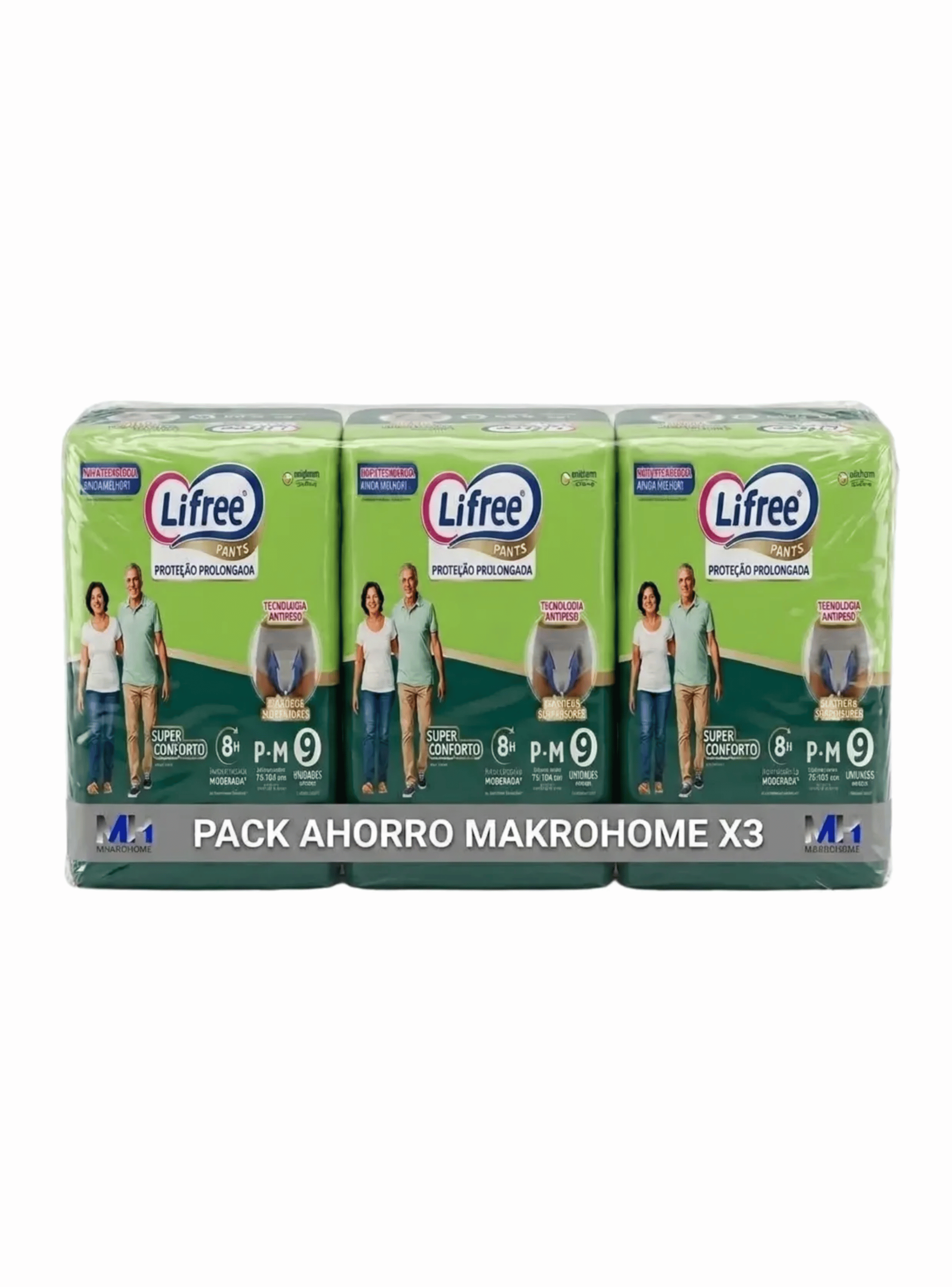 Panal Adulto Lifree Pants P m 27 Unidades 8 Horas Pack X3-0