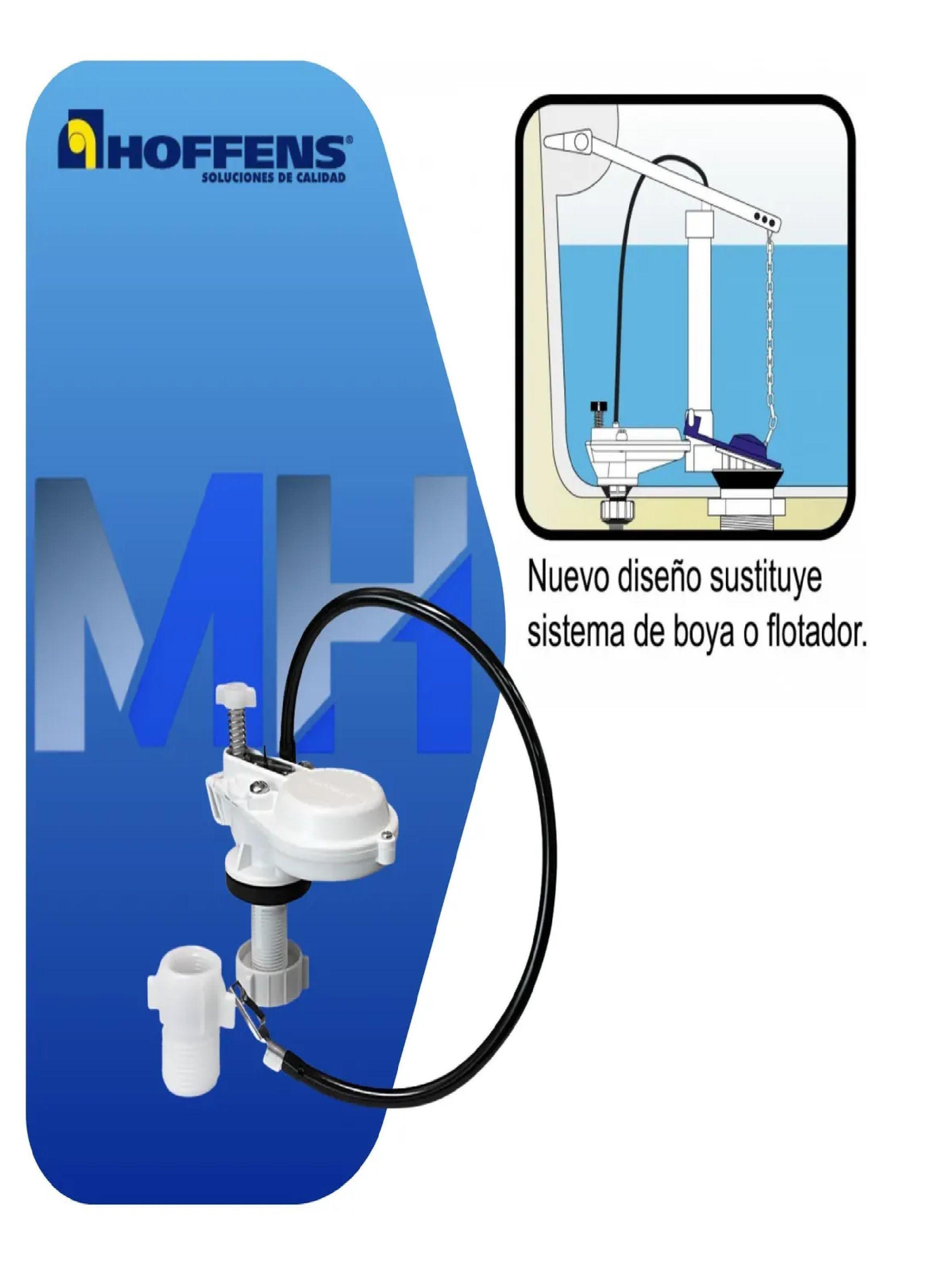 Valvula Admision Fluidpro Wc Silenciosa 3/8 + Adaptador 1/2-2