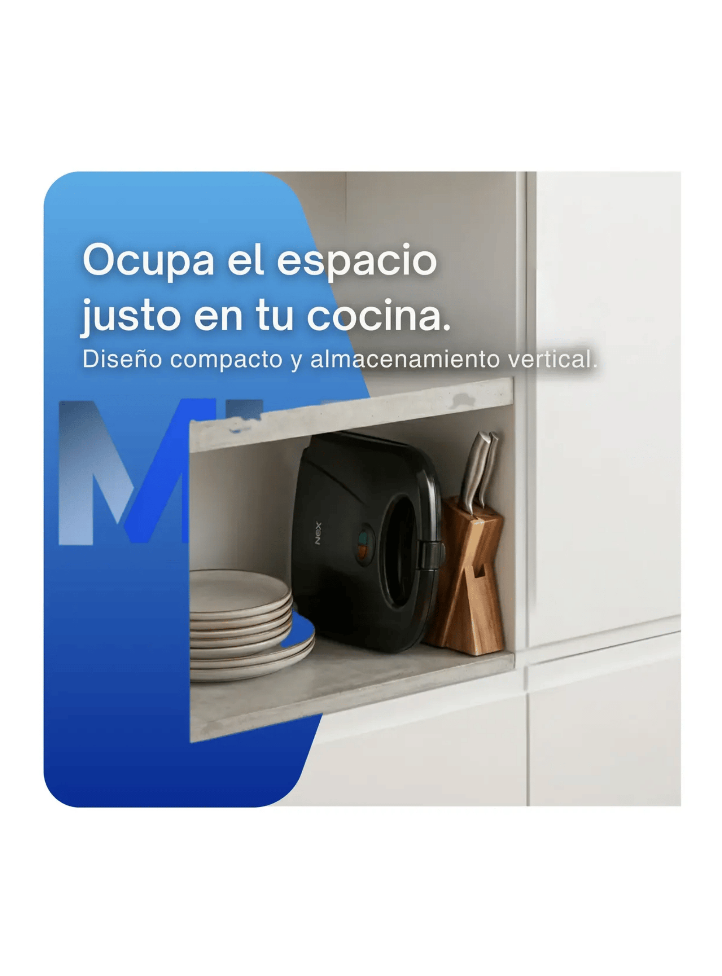 Sandwichera El ctrica Nex Sw14530 Negro Tostador De Pan-6