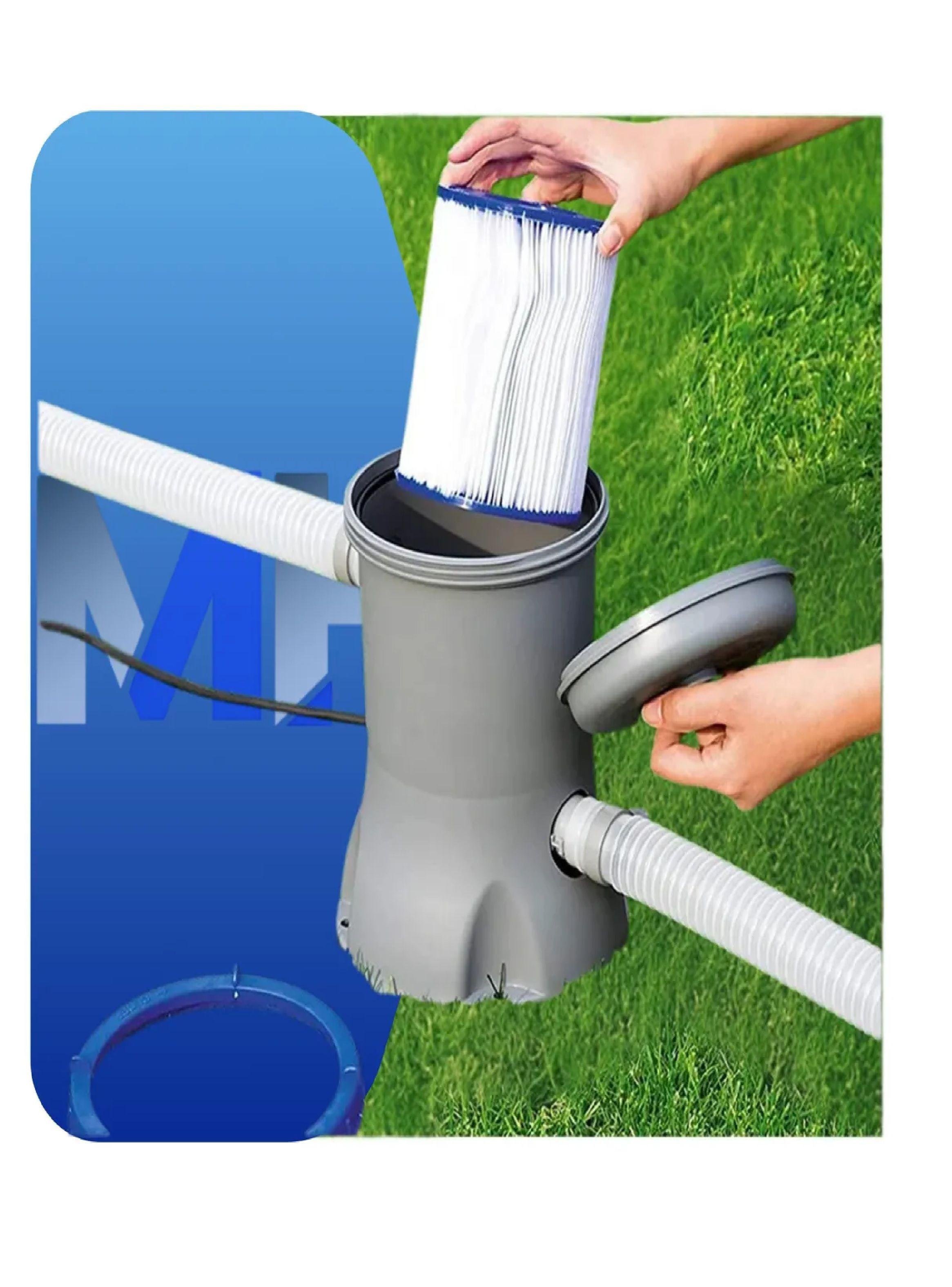 Pack X4 Cartuchos Filtro Bestway Tipo Ii 2 Agua Cristalina-4