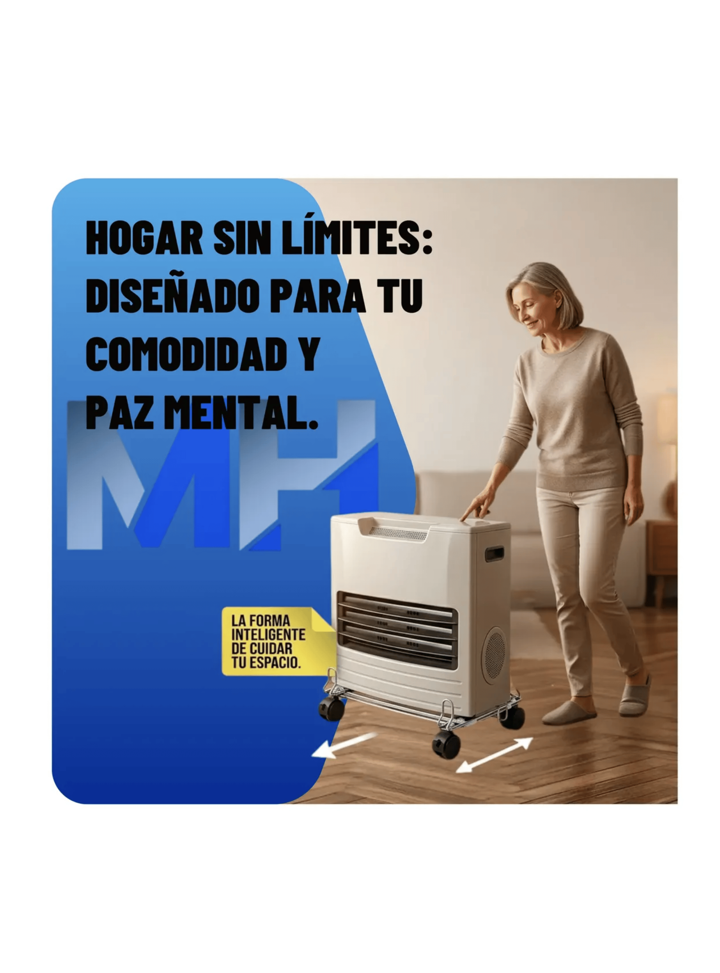 Base Ajustable Y Regulable Para Estufa Cromada Con Ruedas-3