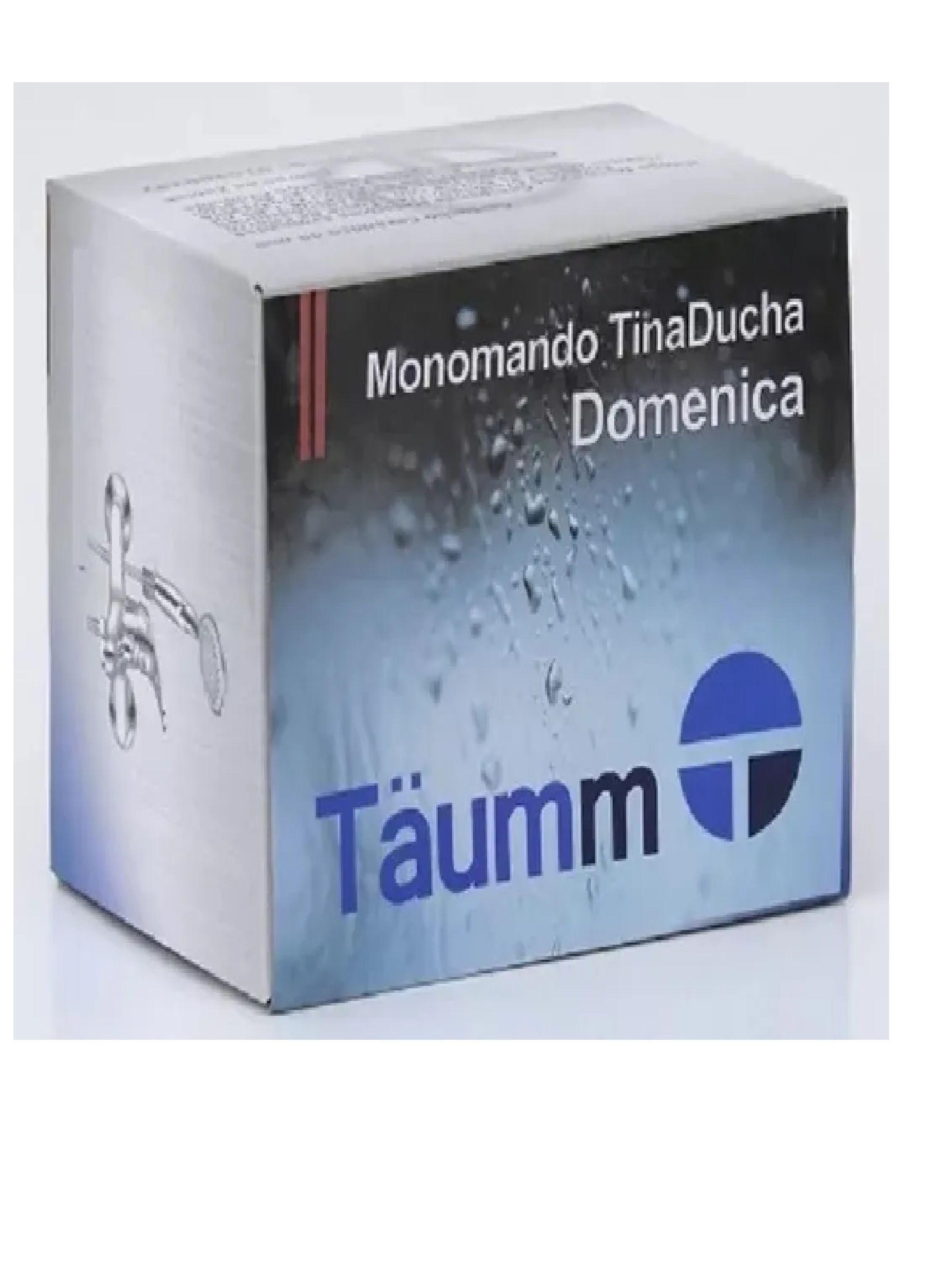 Monomando Tina Ducha Domenica Acero Inoxidable Taumm Complet-3
