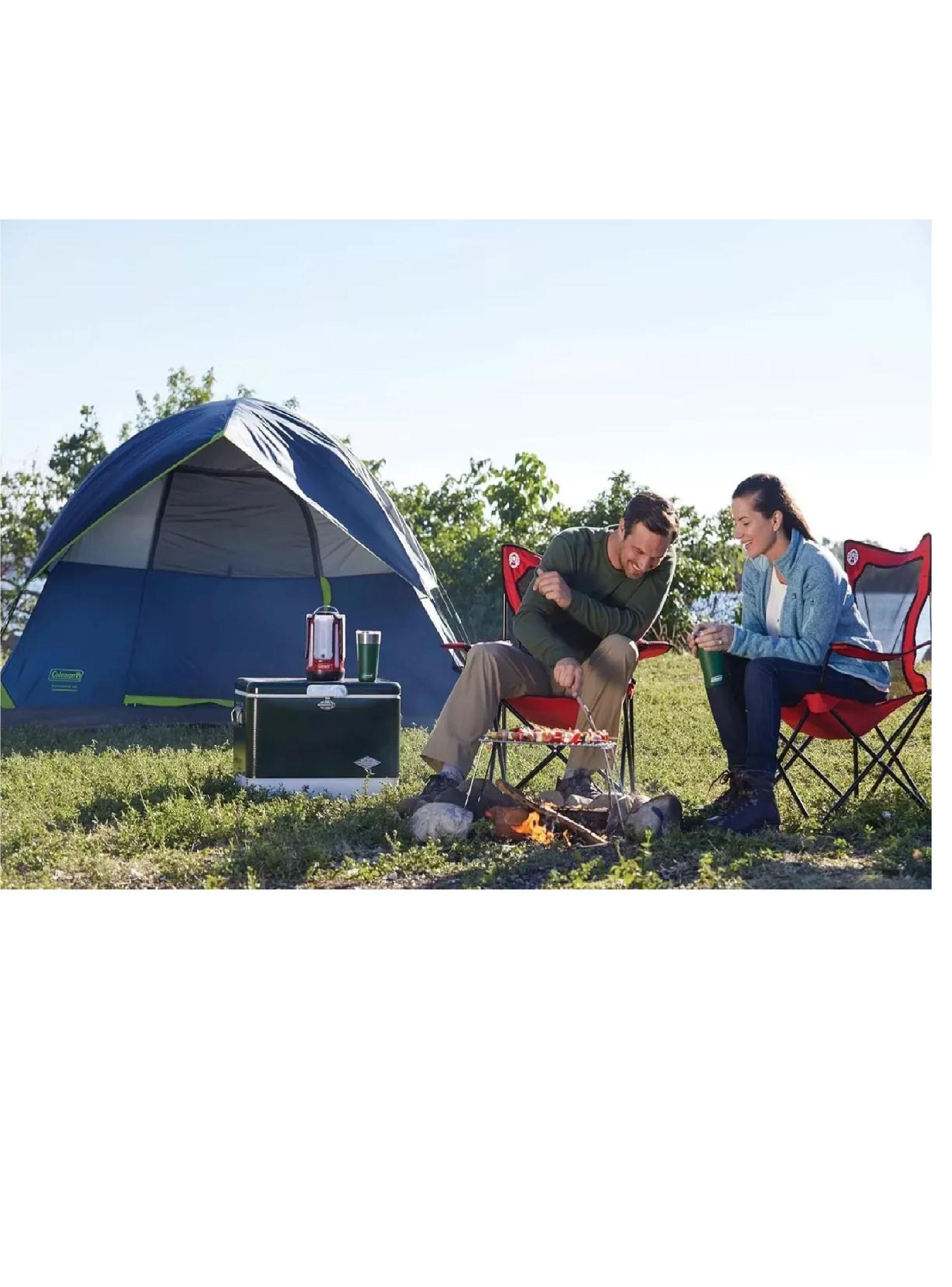 Silla De Camping Cuádruple De Malla Coleman Con Bolso-3
