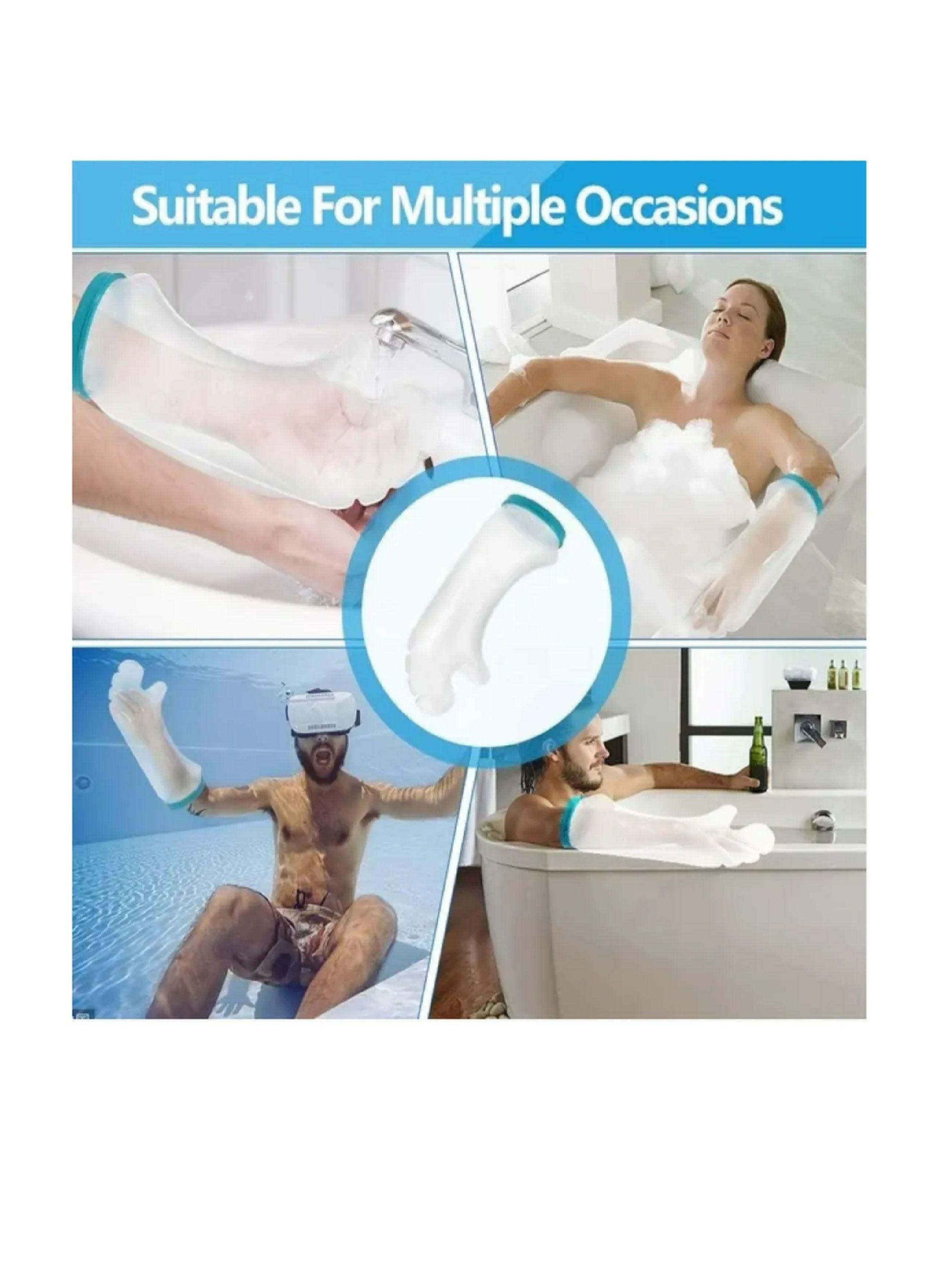 Protector Impermeable Para Rodilla Vendaje Yeso Y Heridas-3