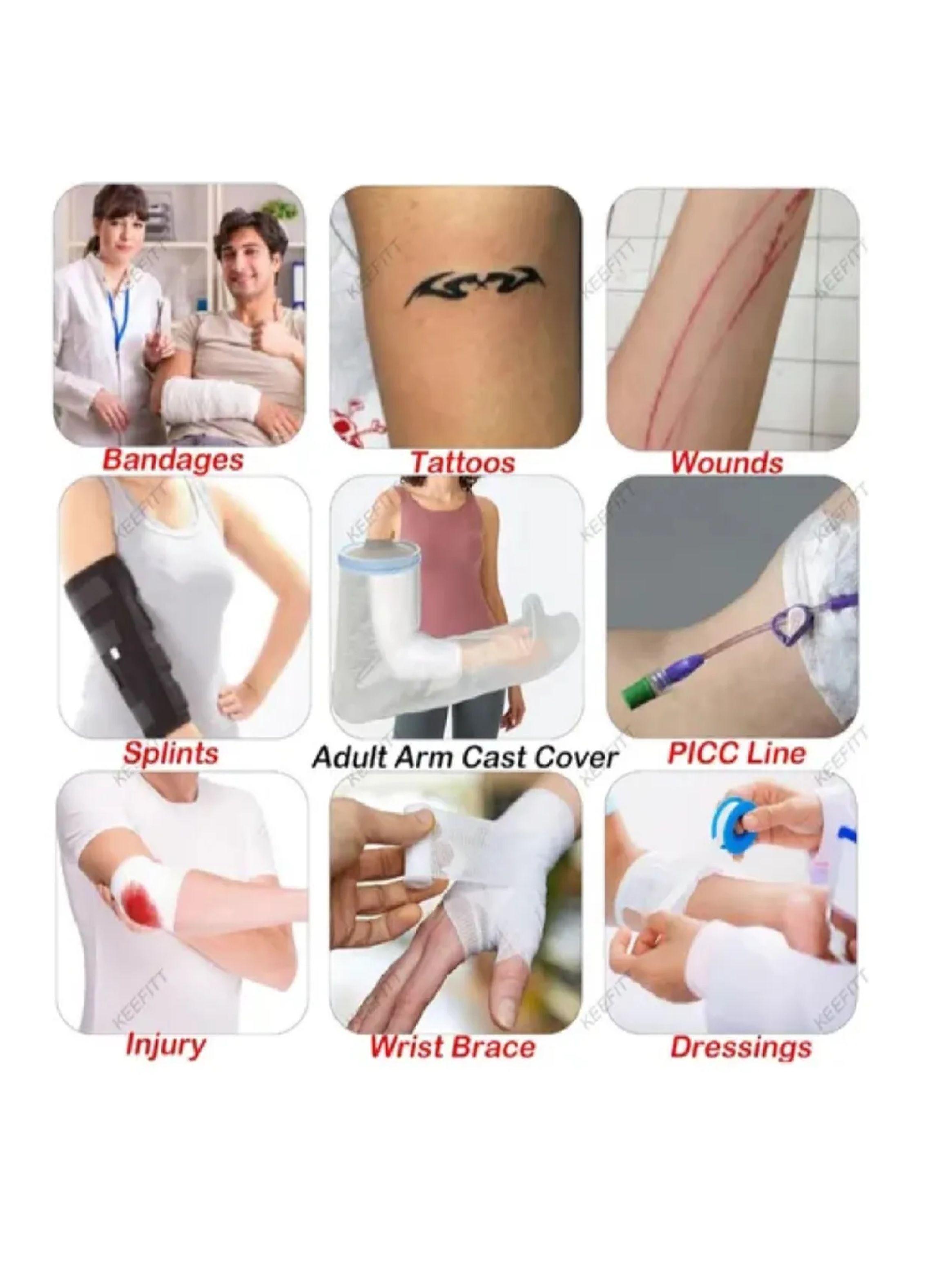 Protector Impermeable Para Rodilla Vendaje Yeso Y Heridas-5
