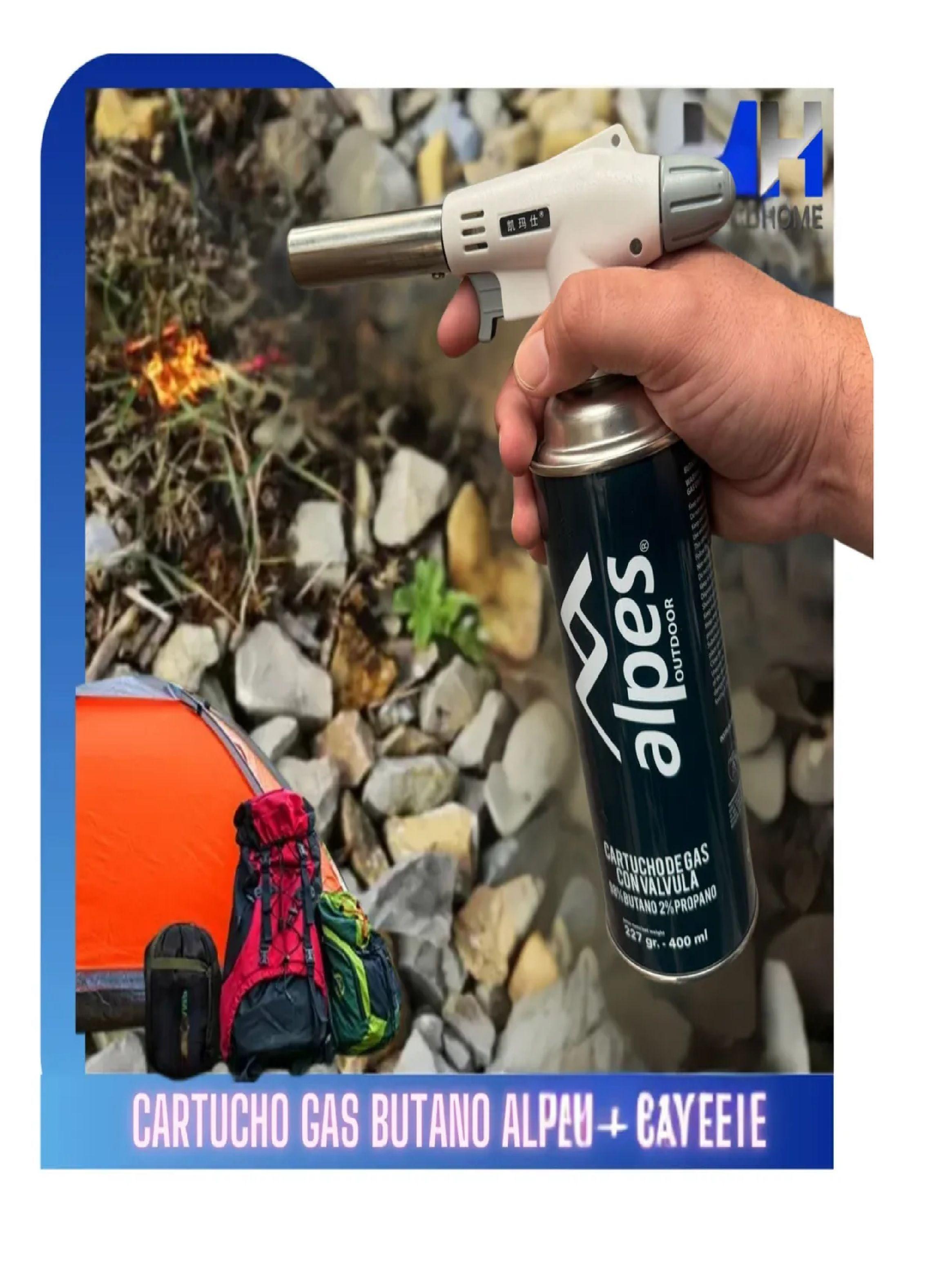 Soplete Cocina De Gas Butano + 4 Gas Alpes Propano Butano F-2