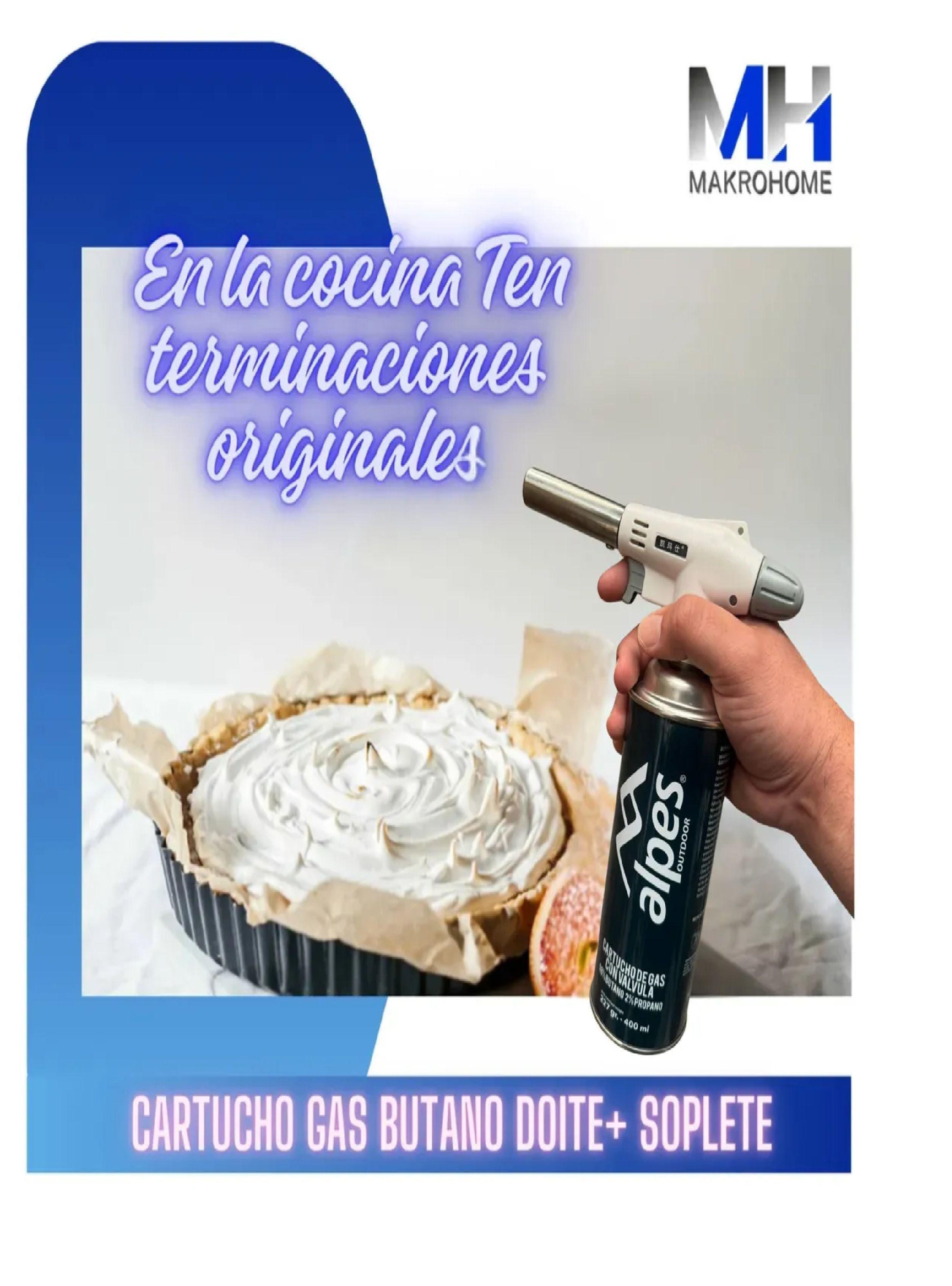 Soplete Cocina De Gas Butano + 4 Gas Alpes Propano Butano F-3