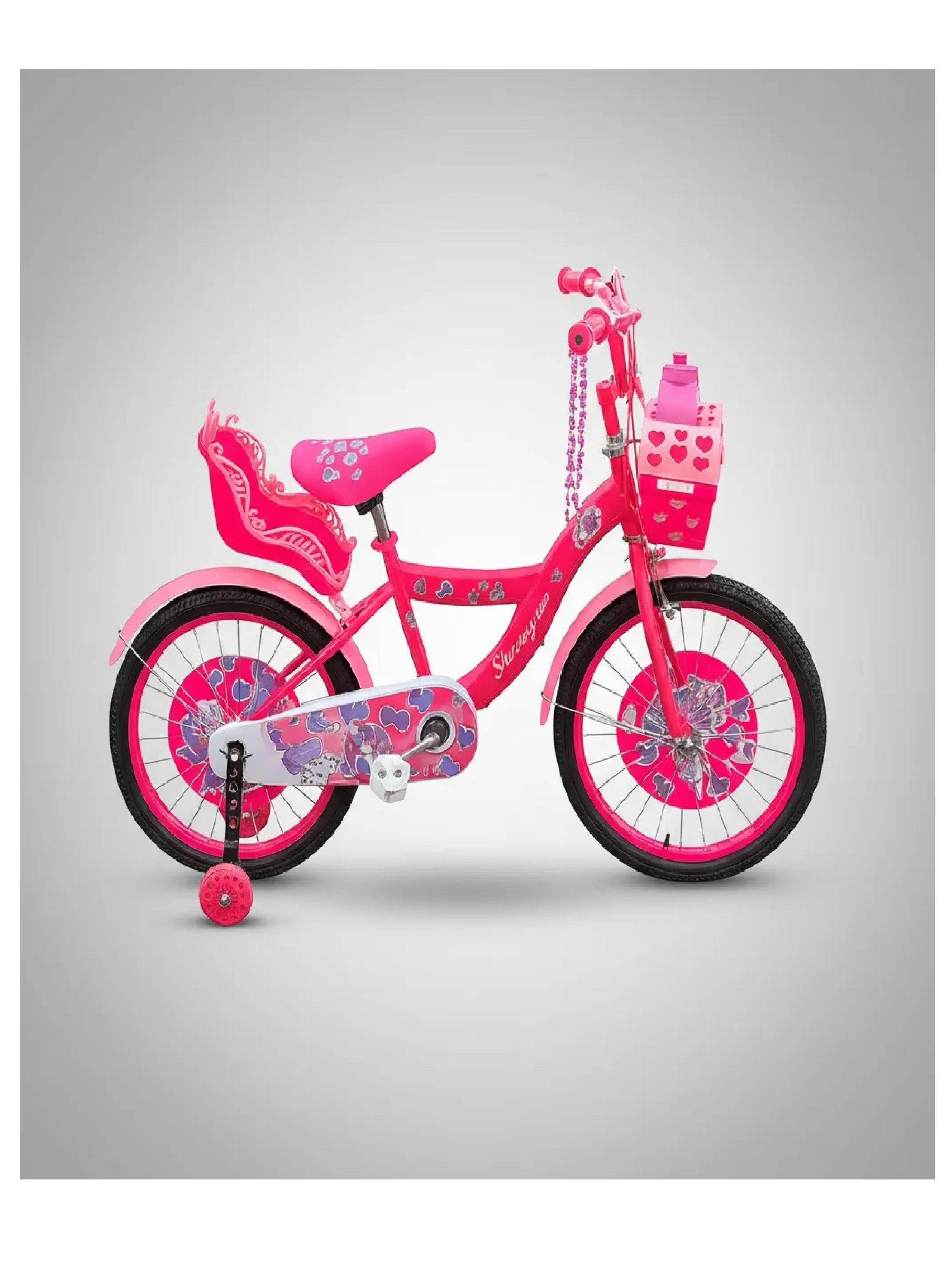 Bicicleta Infantil Con Ruedas De Aprendizaje Aro 20 Fucsia-2