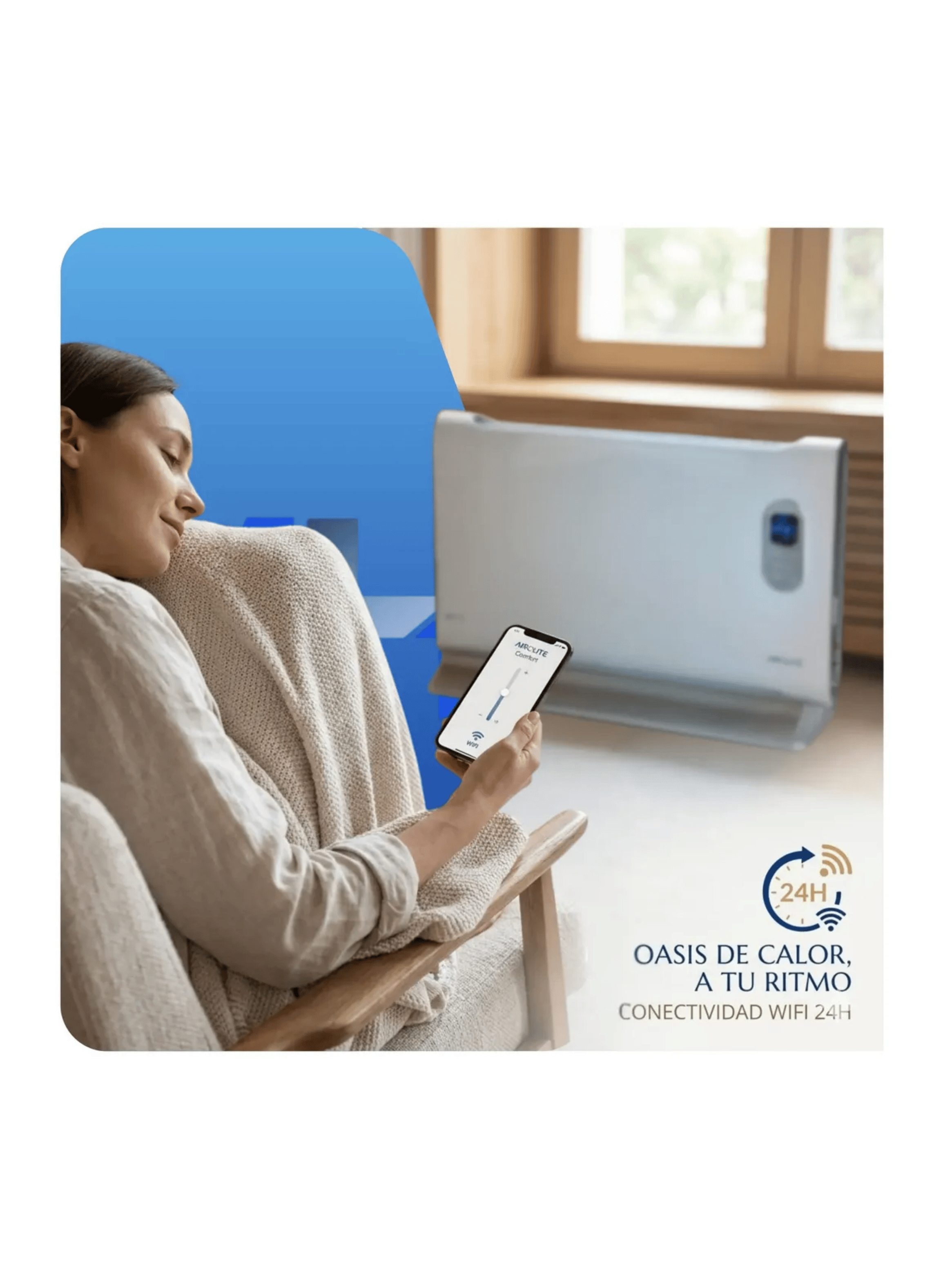 Convector Electrico Co1500t 1500w Wifi Digital Ultra Eficien-2