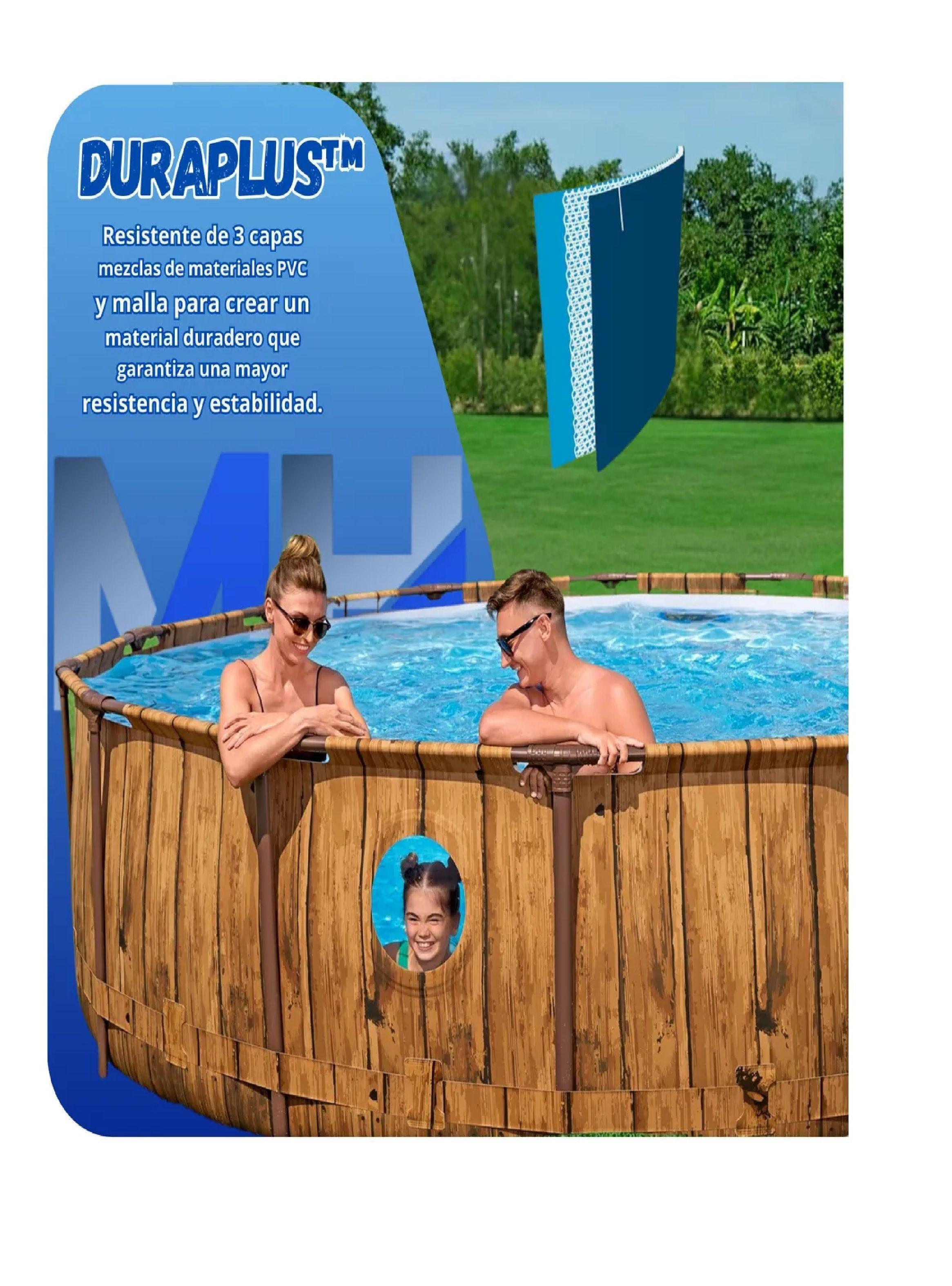 Piscina Estructural Redonda Bestway Splashview 427x107 Cm-2