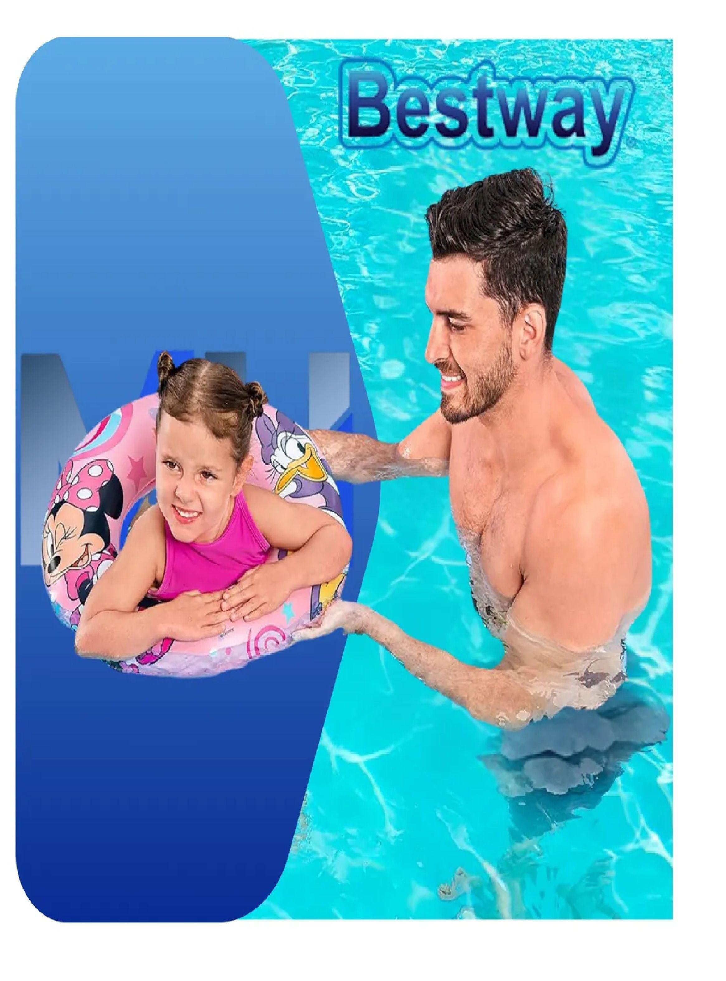 Flotador Salvavidas Aro Infantil Bestway Personajes Original Minnie-4