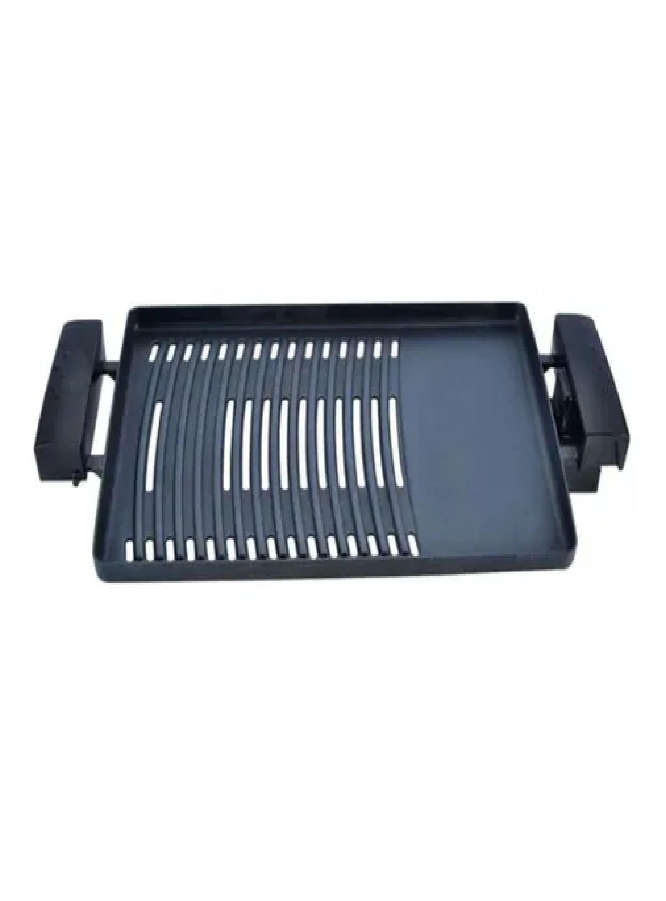 Parrilla Plancha Eléctrica Con Tapa Vidrio 1800w Nex Egw0121-3
