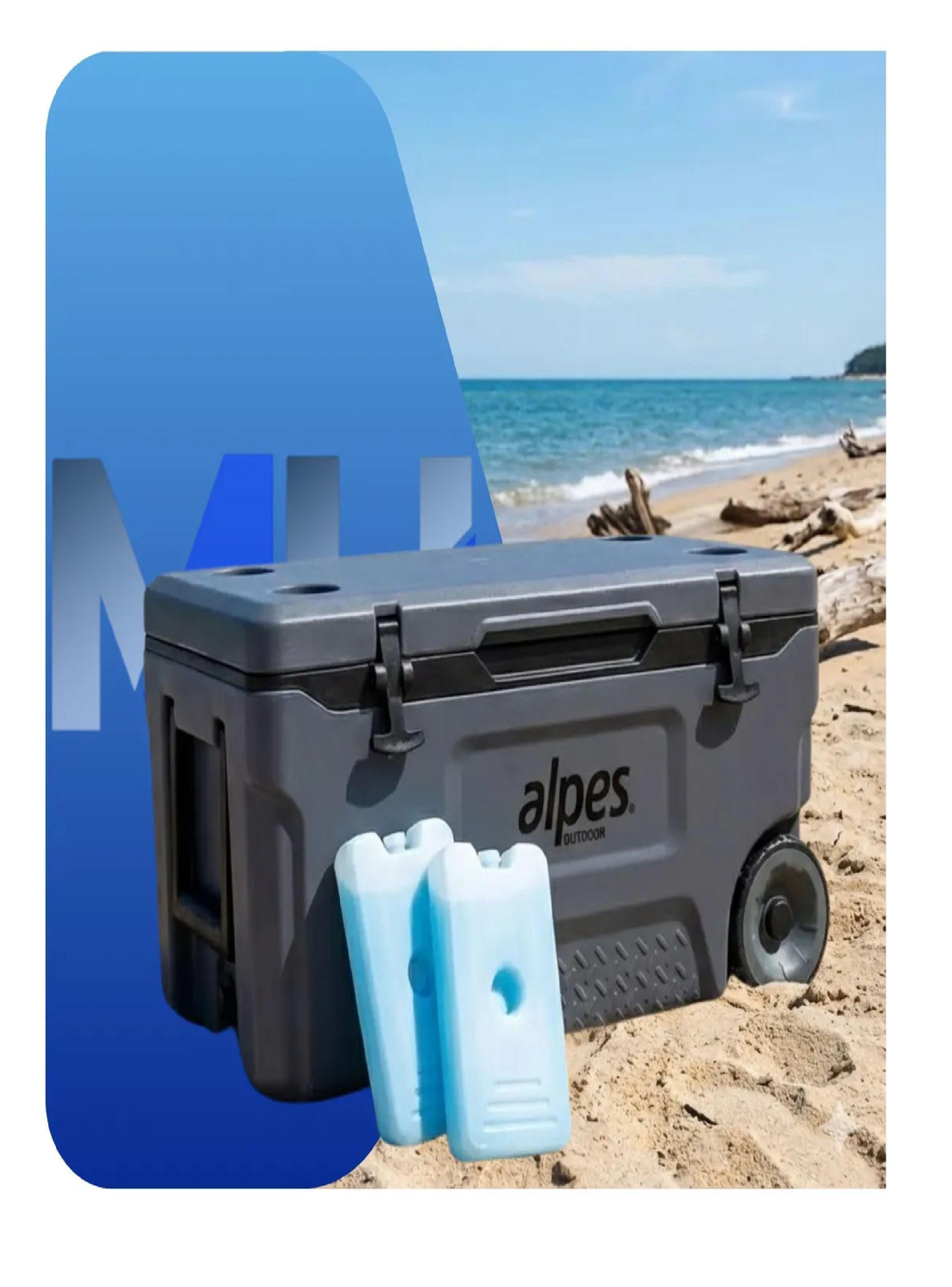 Cooler Nevera Rigida Alpes 70 L Con Ruedas Ideal Viaje-2