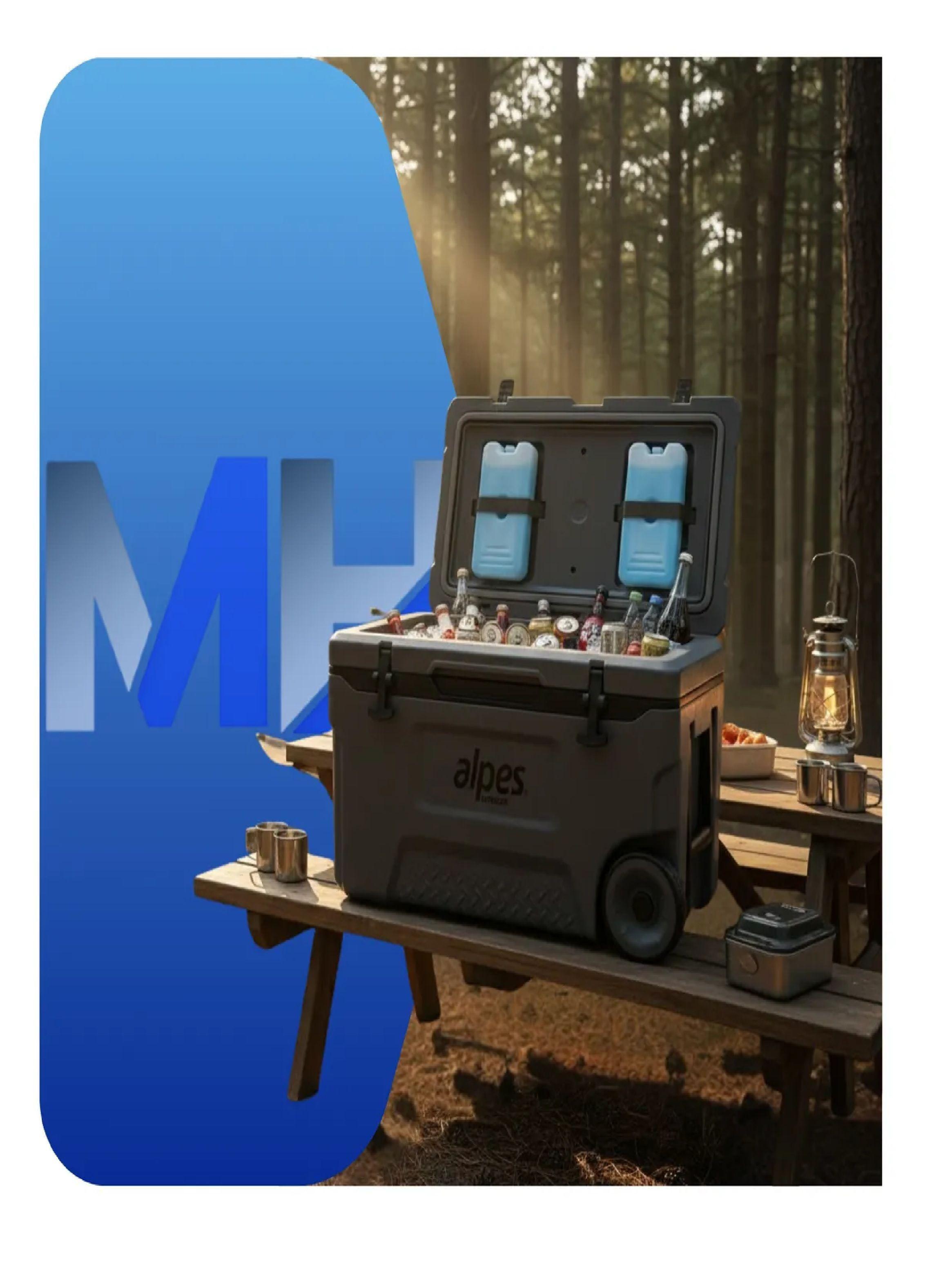 Cooler Nevera Rigida Alpes 70 L Con Ruedas Ideal Viaje-4