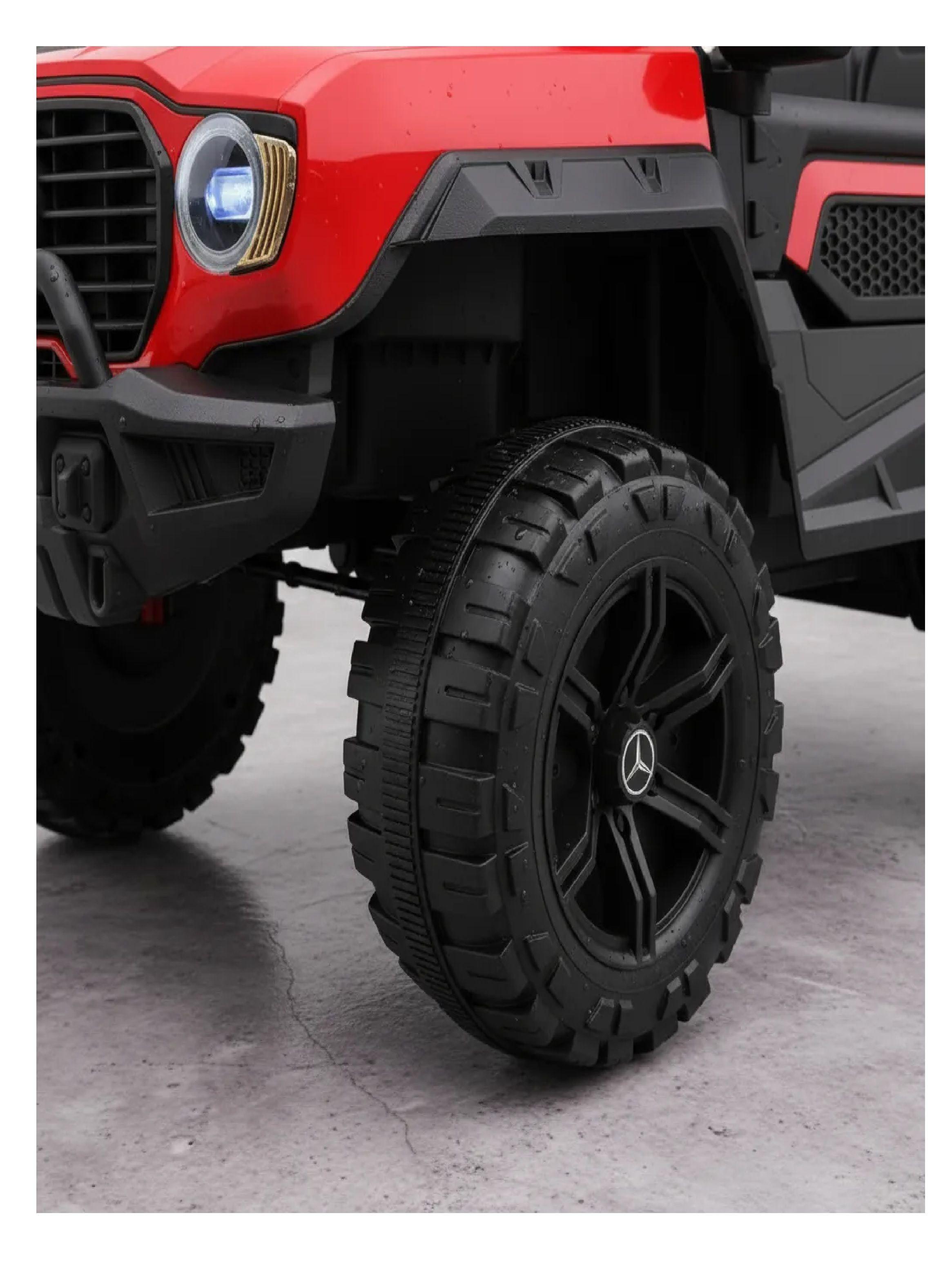 Auto Electrico Mercedes 2 Motores 12v Con Control Remoto App-3