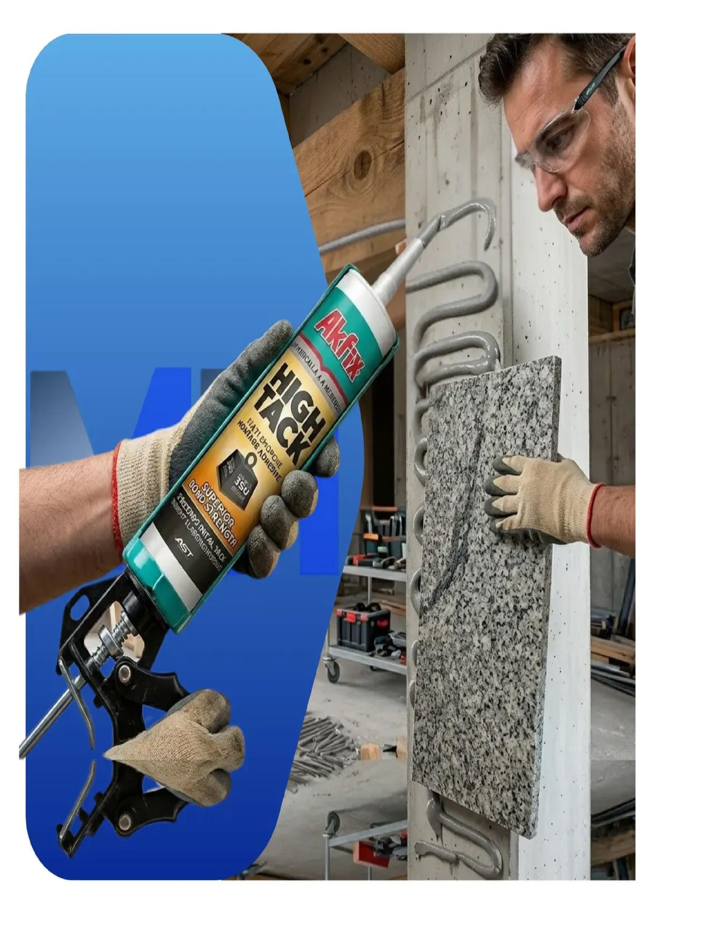 Adhesivo High Tack Akfix Polimero Hibrido Pega Todo Fuerte-2