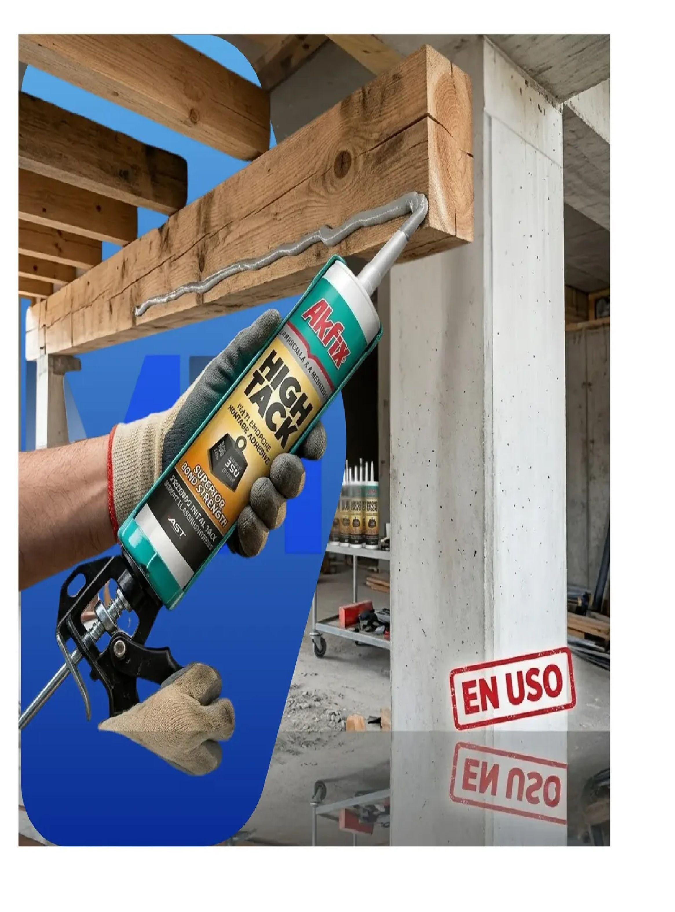 Adhesivo High Tack Akfix Polimero Hibrido Pega Todo Fuerte-3