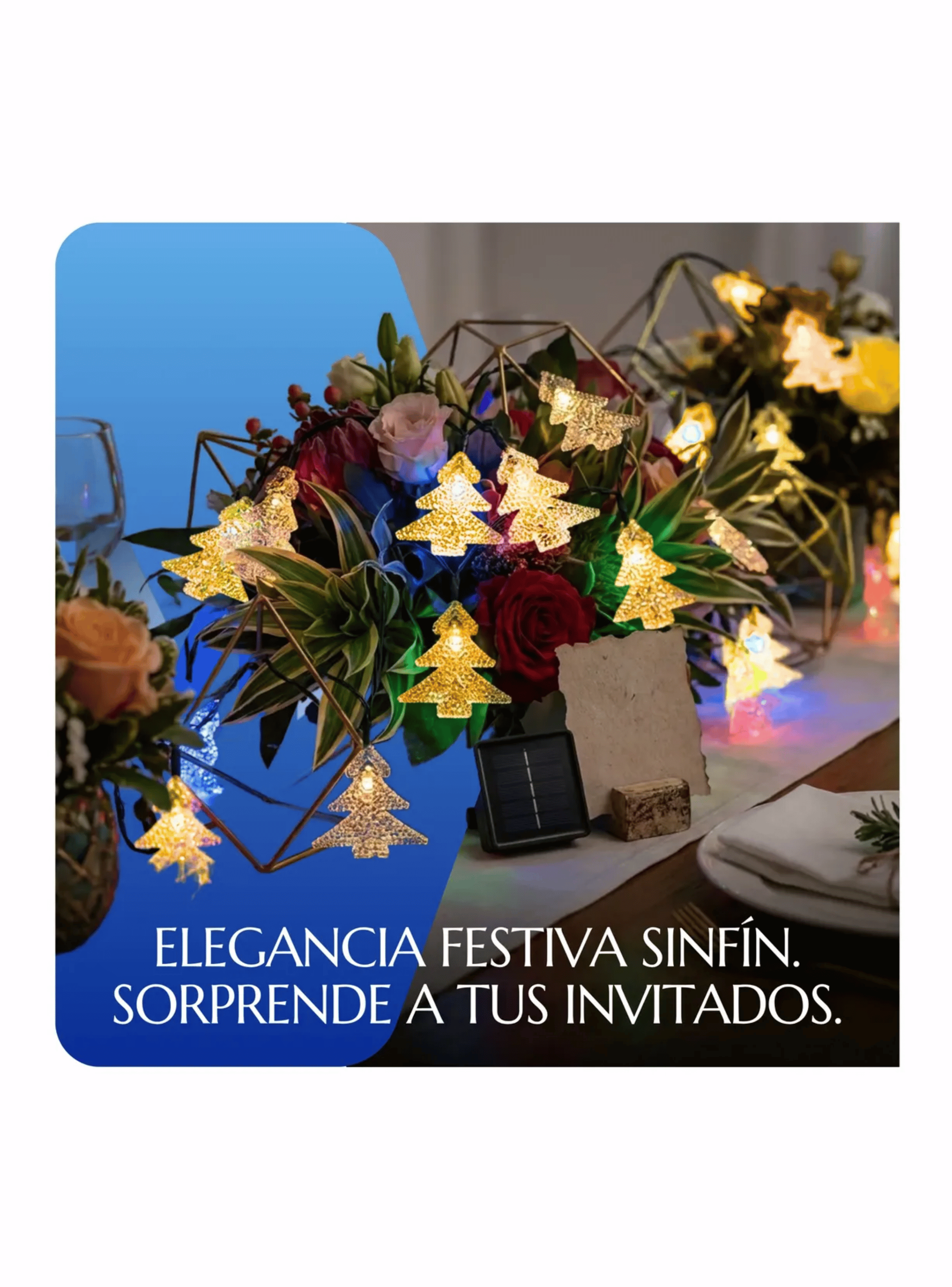 Luces De Navidad Led Arbol De Navidad 5m 20 Led Pack X6-5