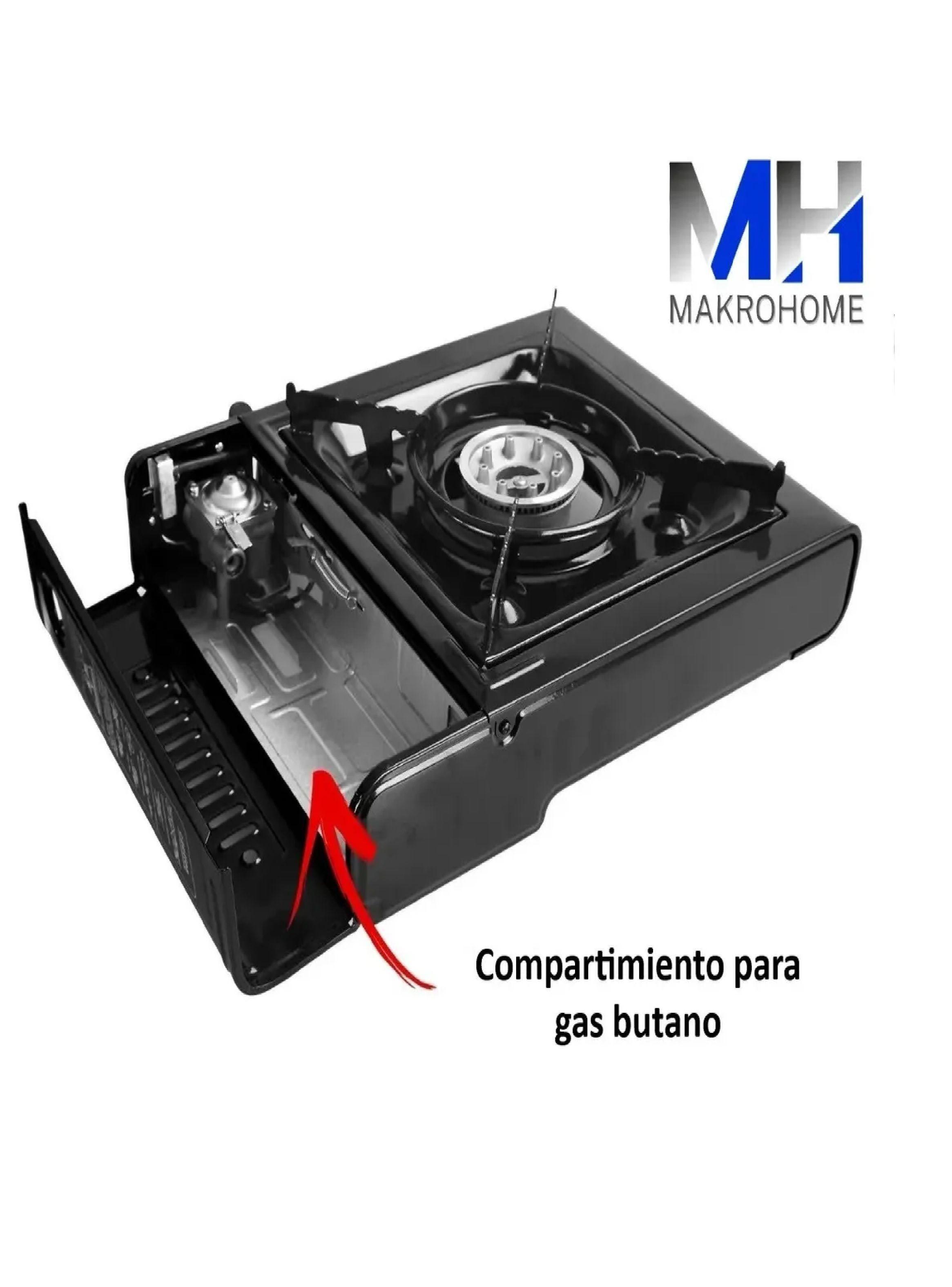 Cocinilla Camping Portatil Encendido Automatico Maleta Gas-2