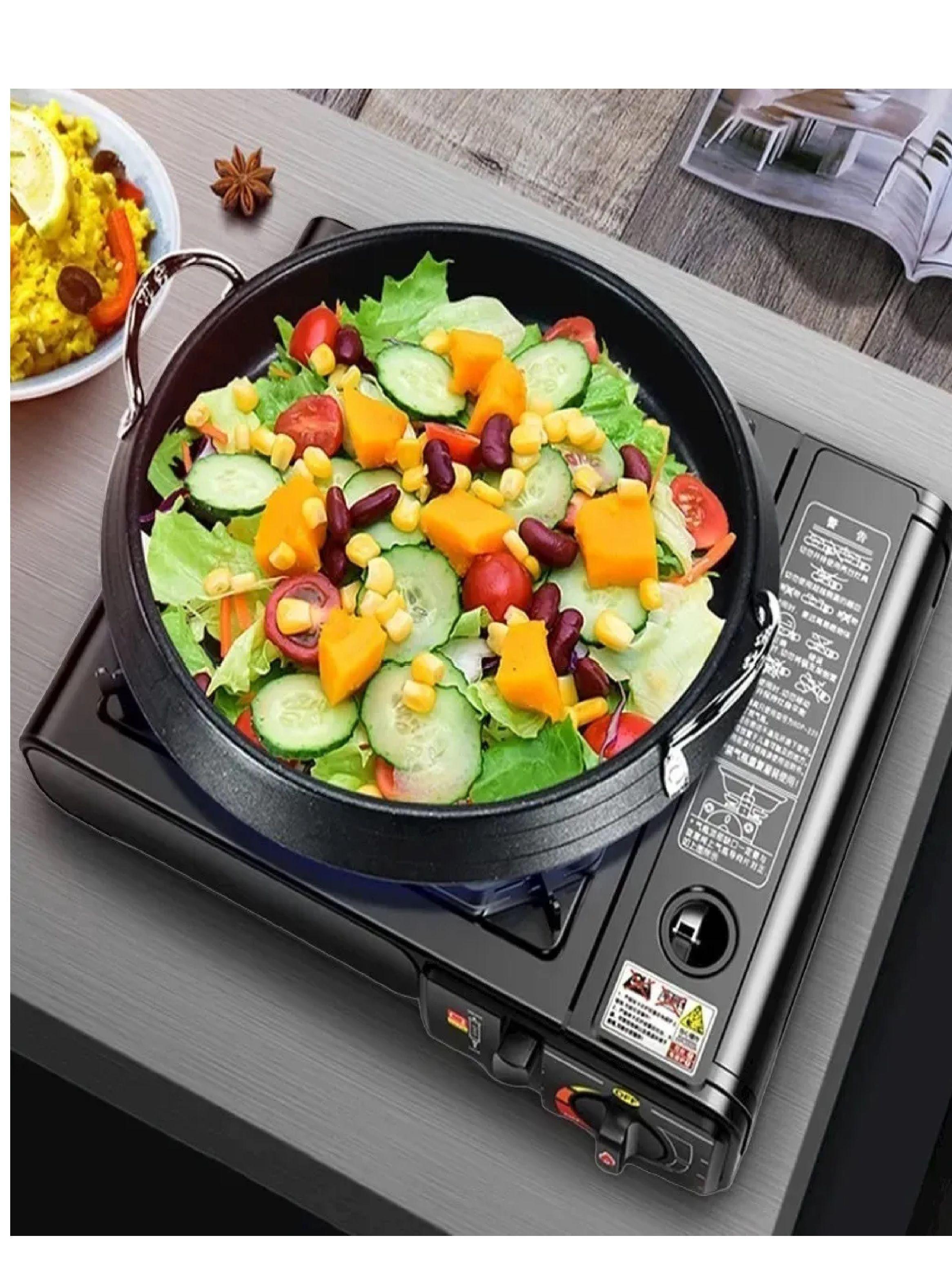 Cocinilla Camping Portatil Encendido Automatico Maleta Gas-6