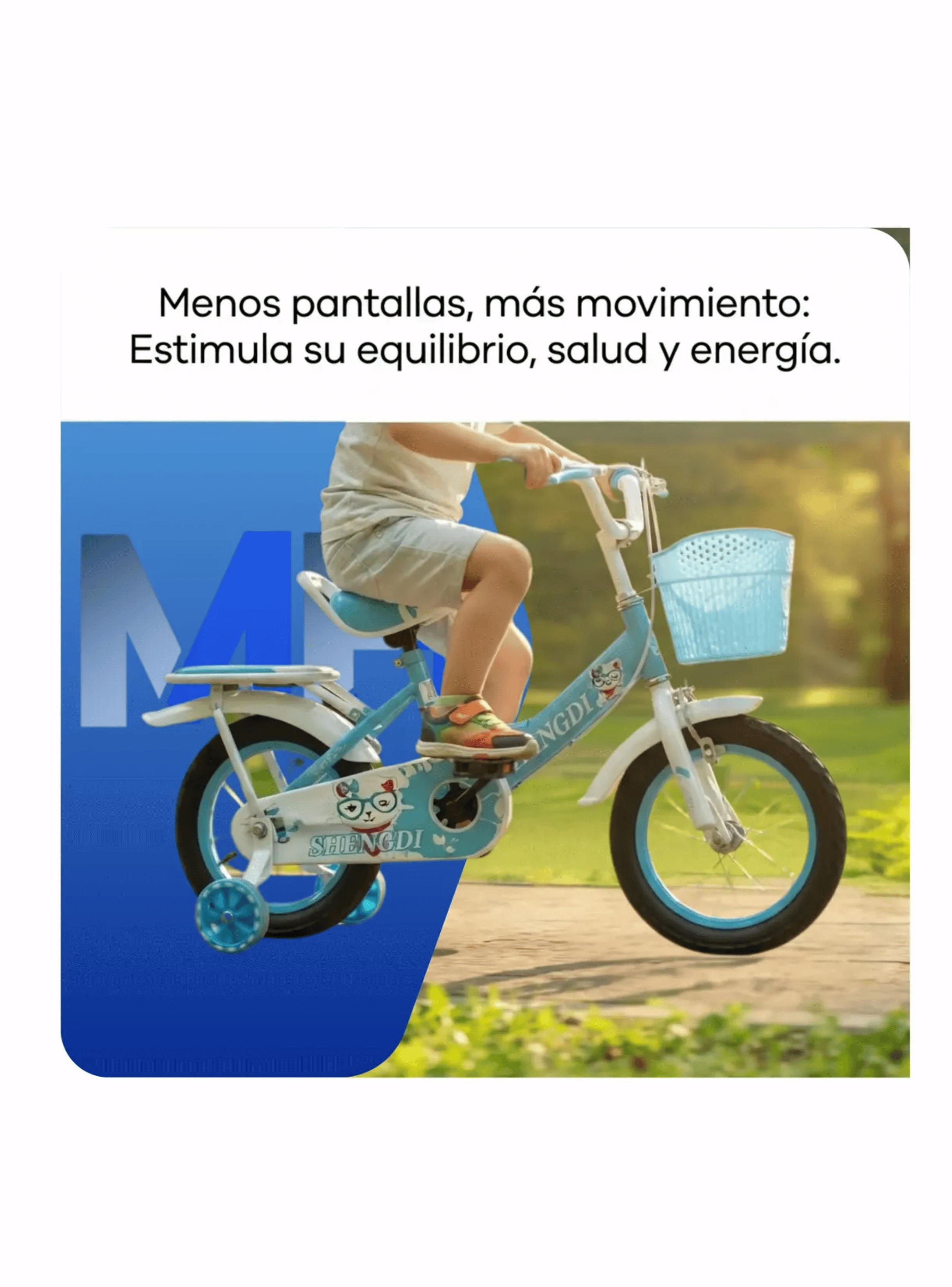 Bicicleta Infantil Con Rueditas Aro 12 Aro 16 Aro 20 Canasto-5