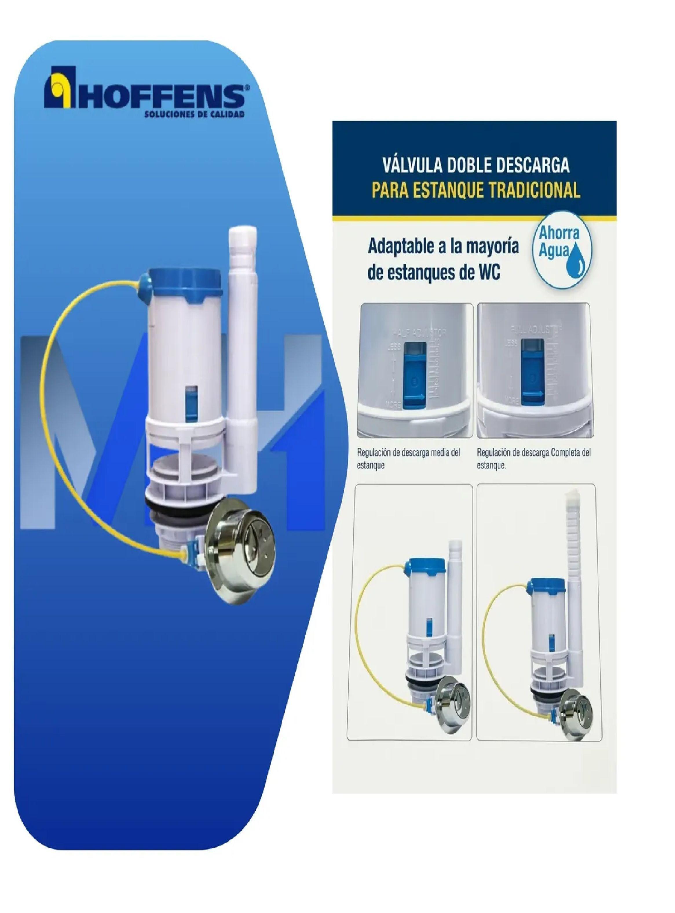 Valvula Doble Descarga Universal Boton Adaptable 38/48/58mm-3