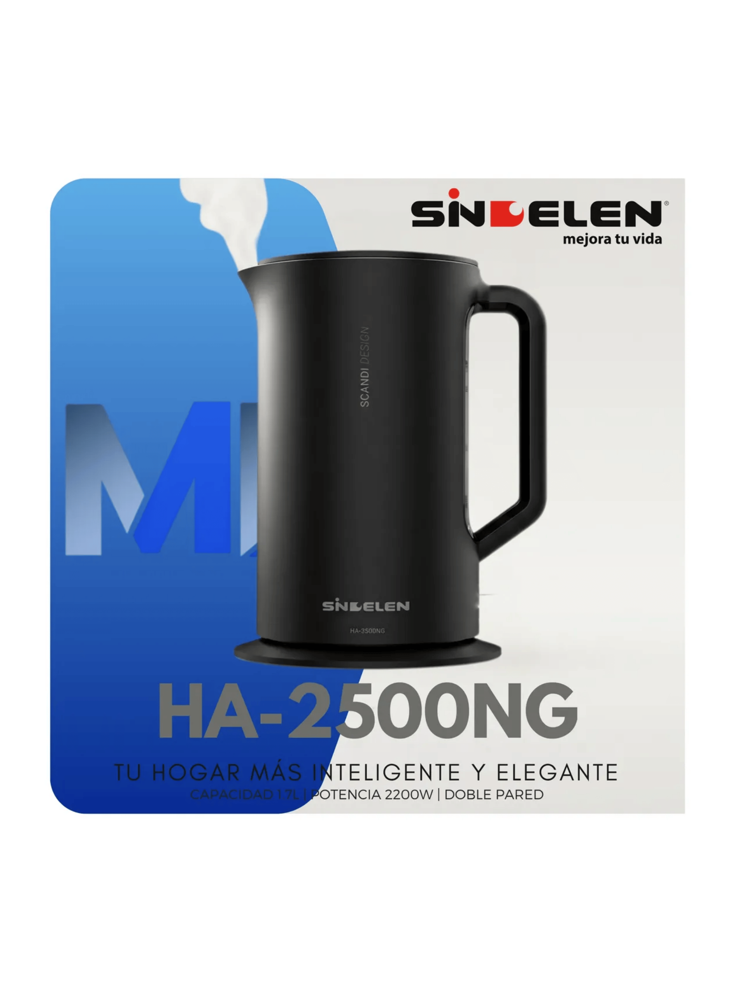 Hervidor Sindelen Scandi Design 1 7 L Matte Control Strix-1