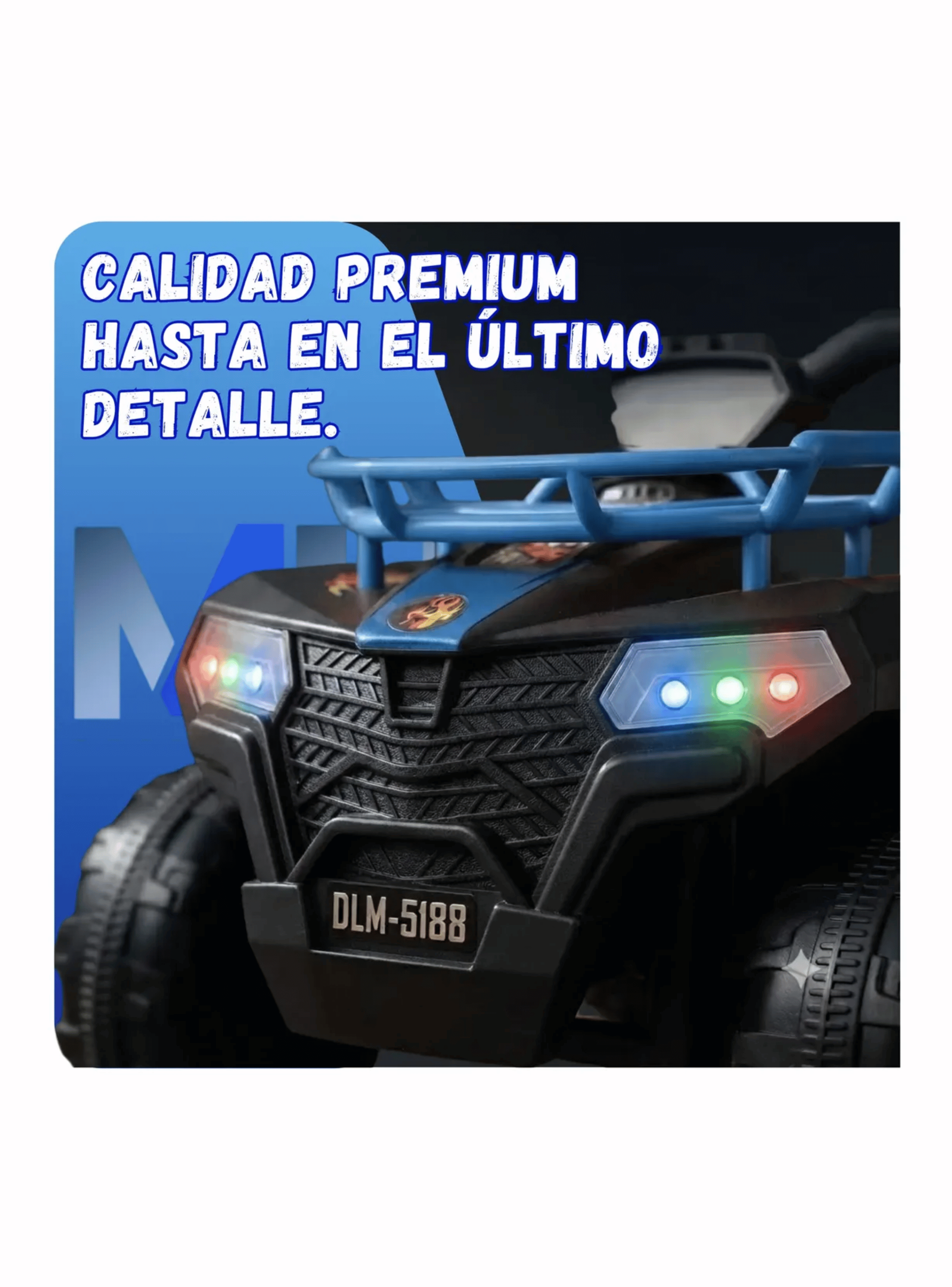 Cuatrimoto El ctrica Bater a 12v Para Ni os Todoterreno-3