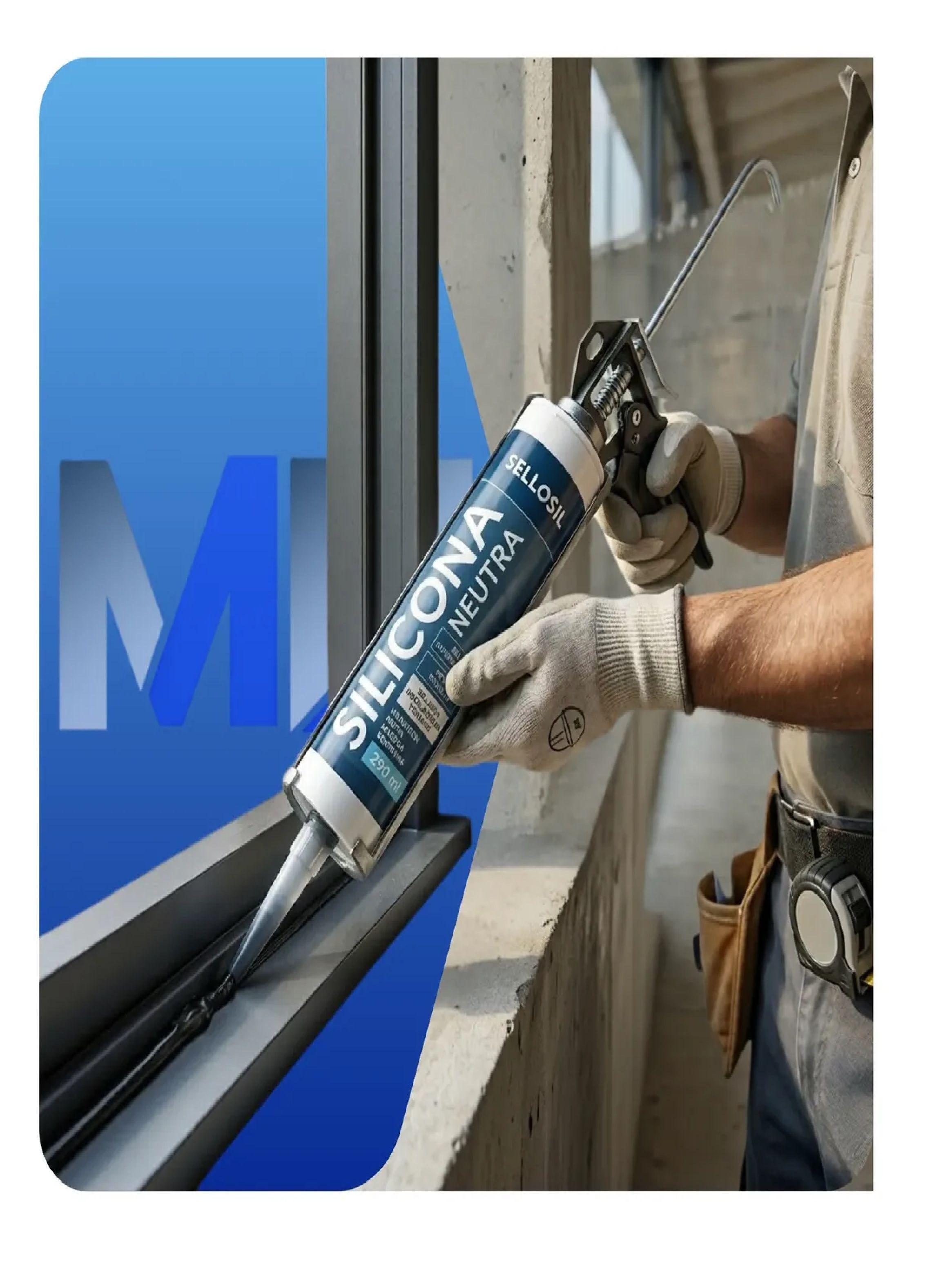 Silicona Neutra Negra Sellosil 300ml Multiuso Construcci n-2