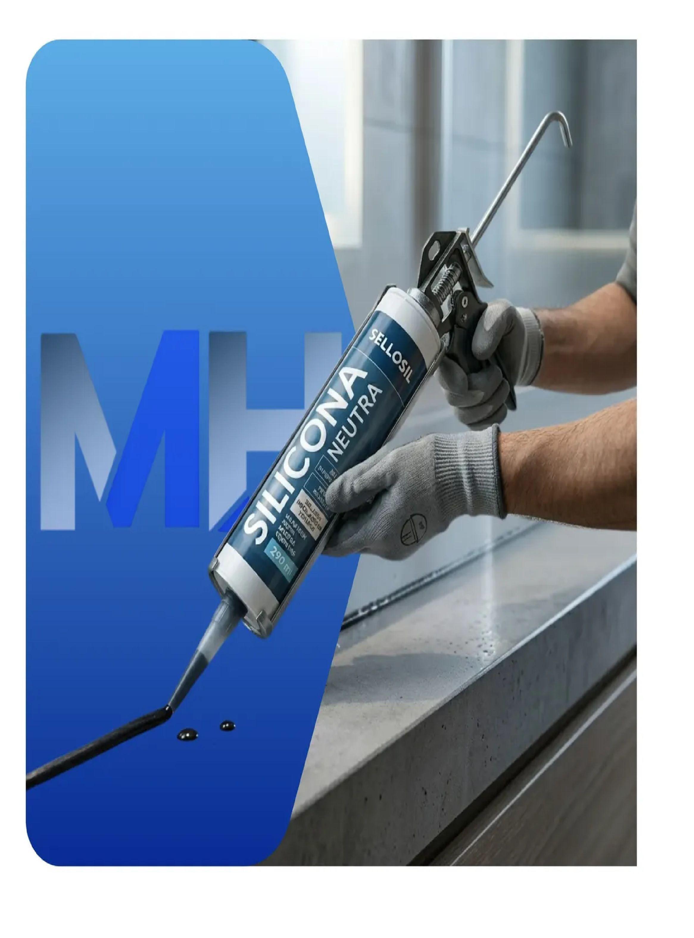 Silicona Neutra Negra Sellosil 300ml Multiuso Construcci n-4