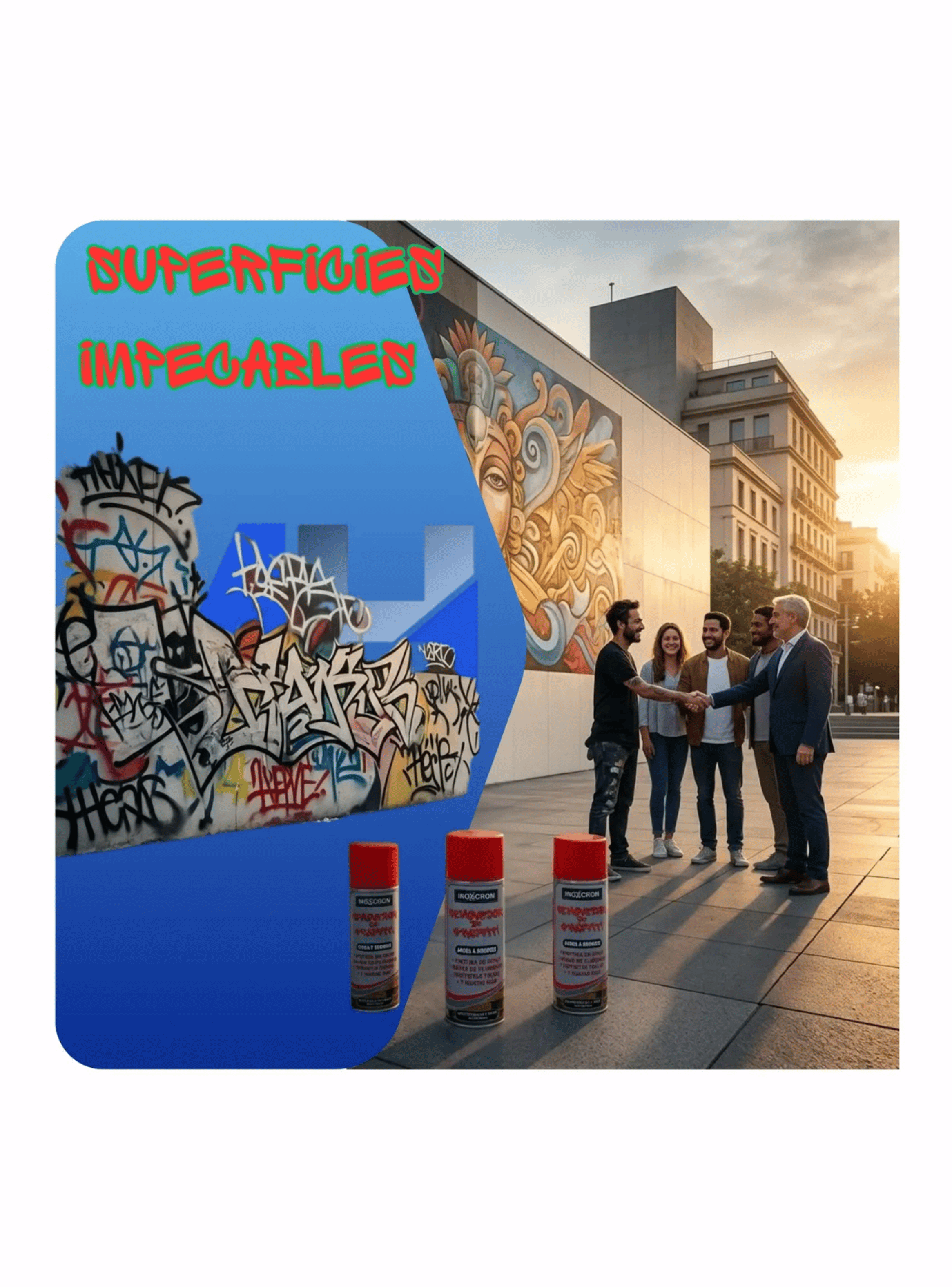 Pack X3 Removedor De Graffiti En Spray Inoxcrom Pintura-4