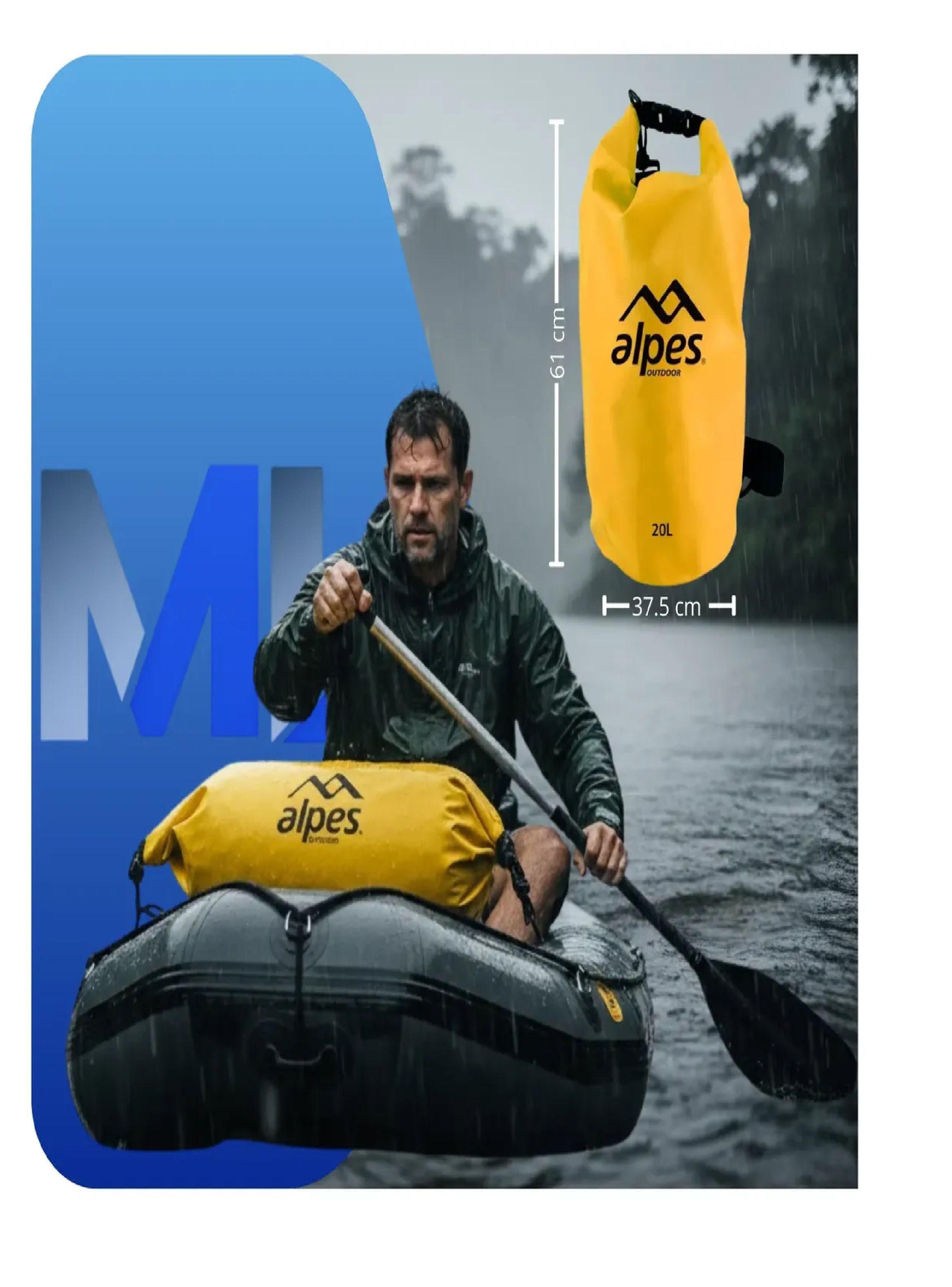 Bolsa Seca Impermeable 20l Alpes Dry Bag Camping Nautica-2