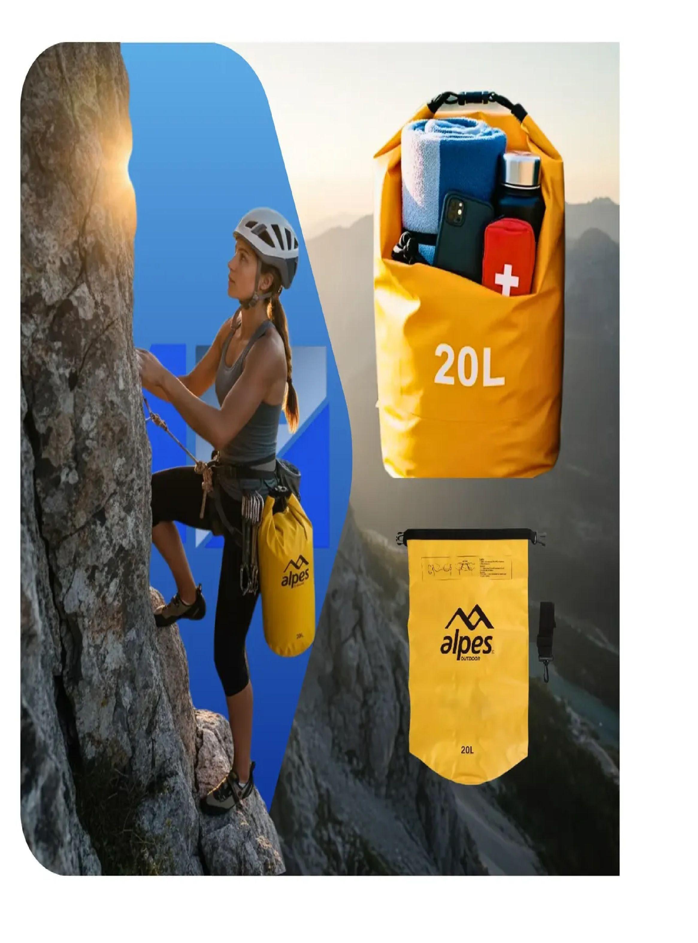 Bolsa Seca Impermeable 20l Alpes Dry Bag Camping Nautica-3