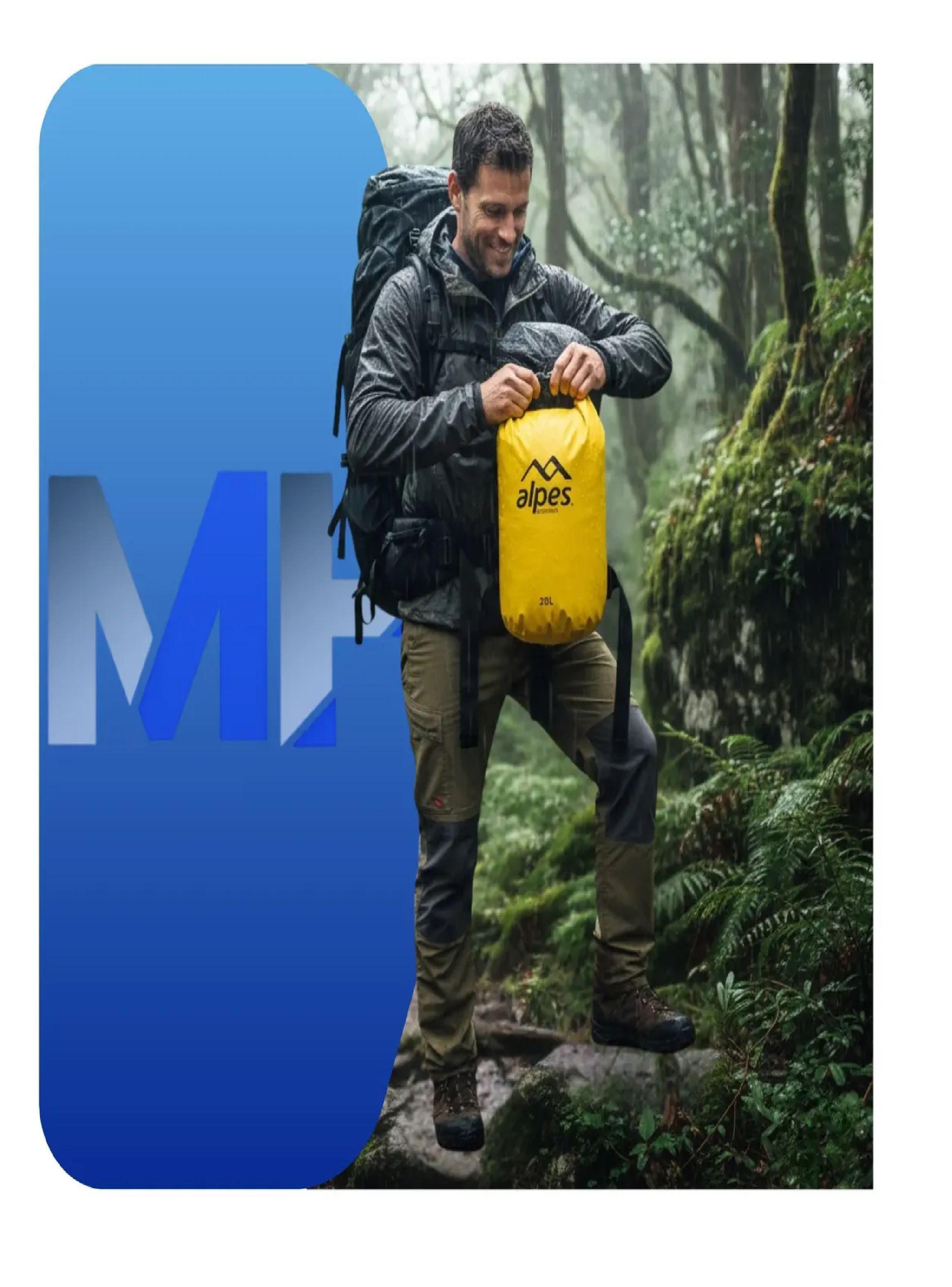 Bolsa Seca Impermeable 20l Alpes Dry Bag Camping Nautica-5