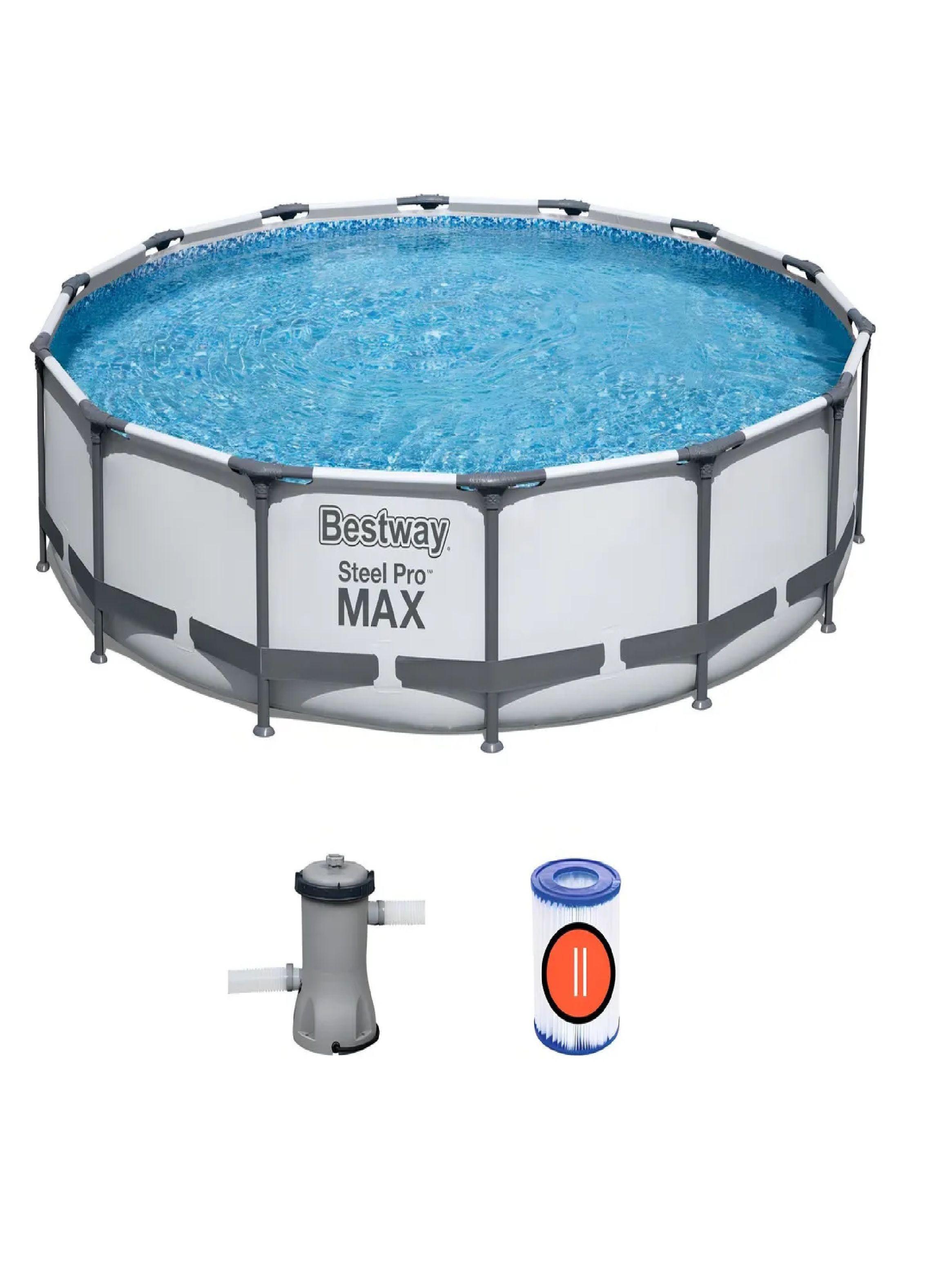 Piscina Estructural Redonda Bestway 10220l De 4.27m Diametro-6