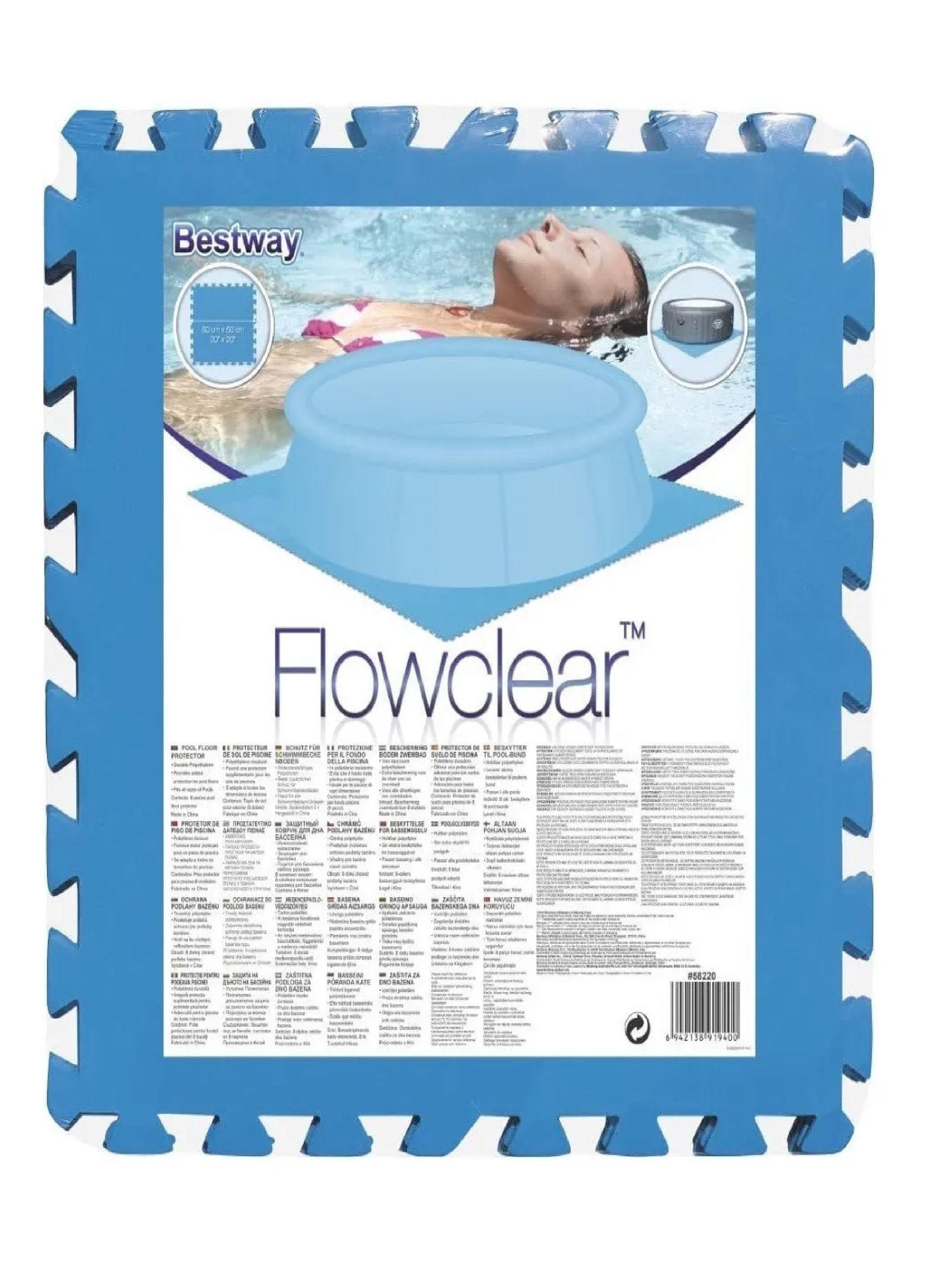Protector De Goma Para Piscina 2.25mts Bestway Color Azul-3