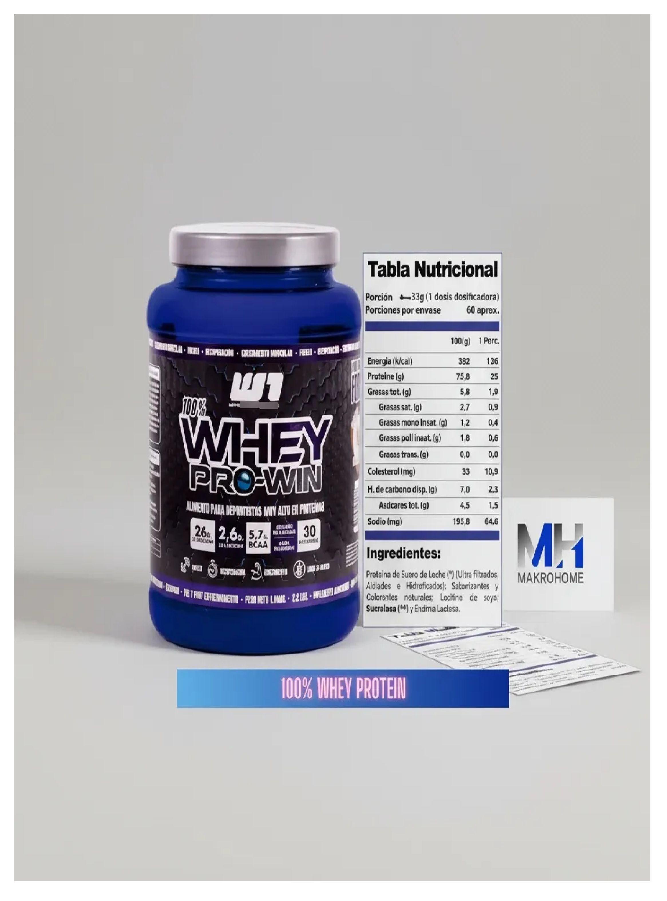 Proteina Whey Prowin 1 Kg Winkler Maximo Desarrollo Muscular Cookies and Cream-4