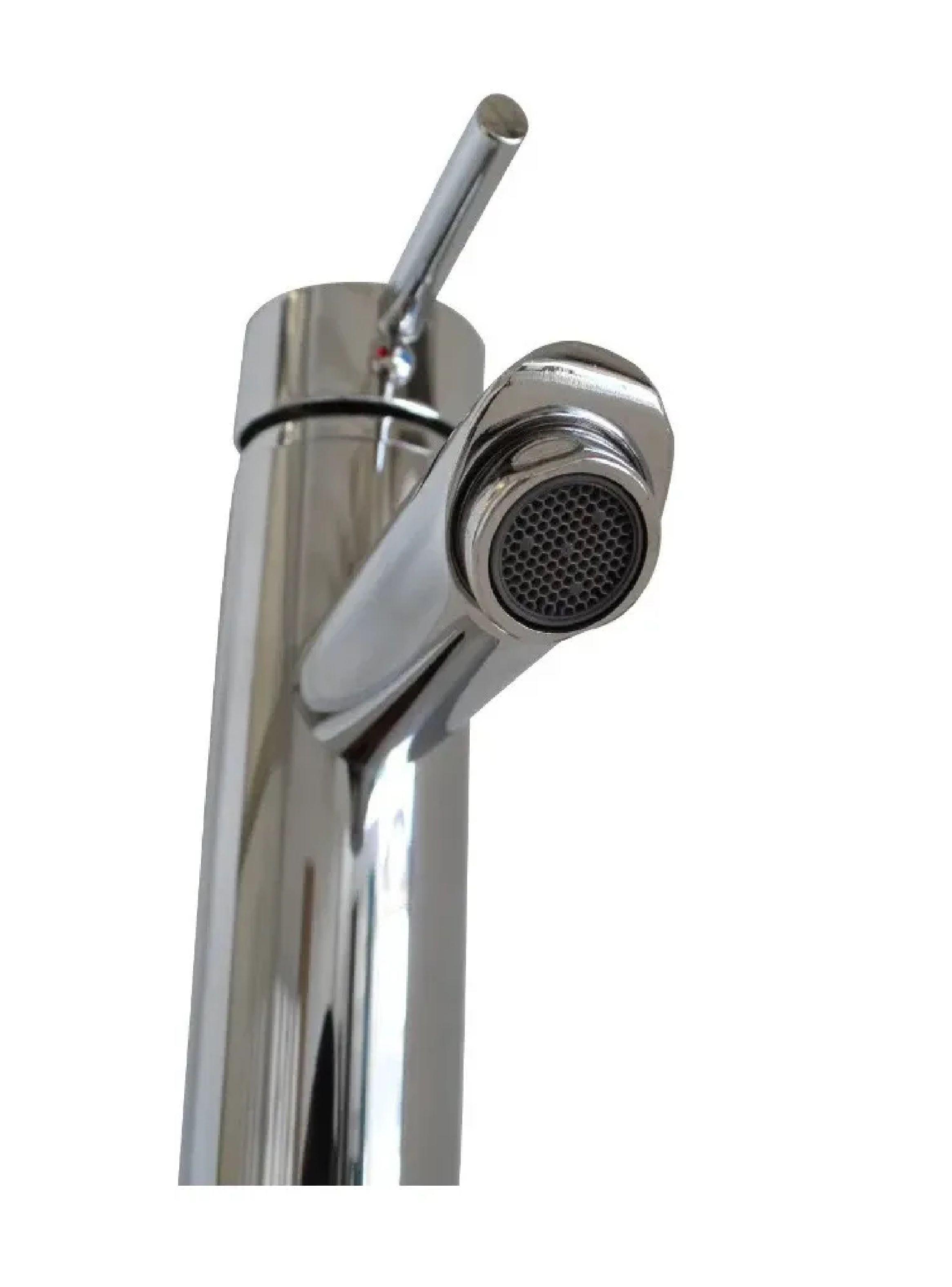 Llave Monomando Lavamanos Newport Aquakit 17cm Cromado-4