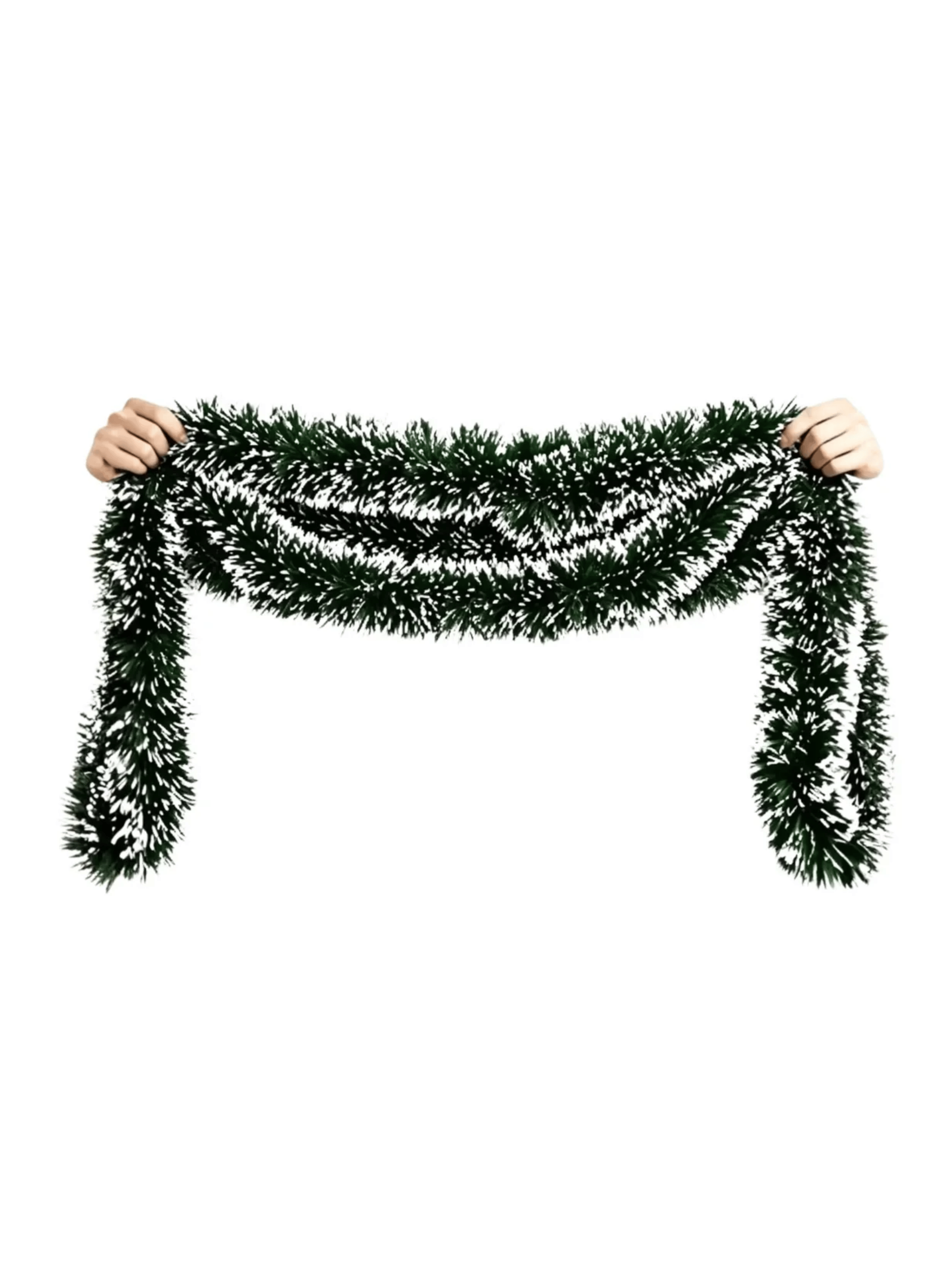 Guirnalda Espumillon Navide o Verde 5 Mts Decoracion Packx10-1