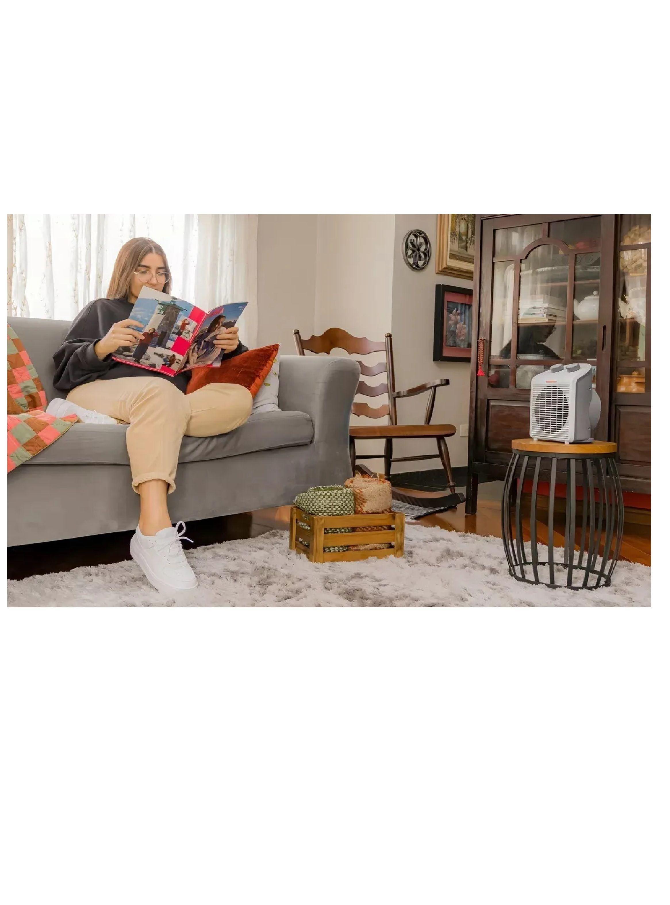Termoventilador Kendal Calefactor Electrico Blanco Kfh-18-5