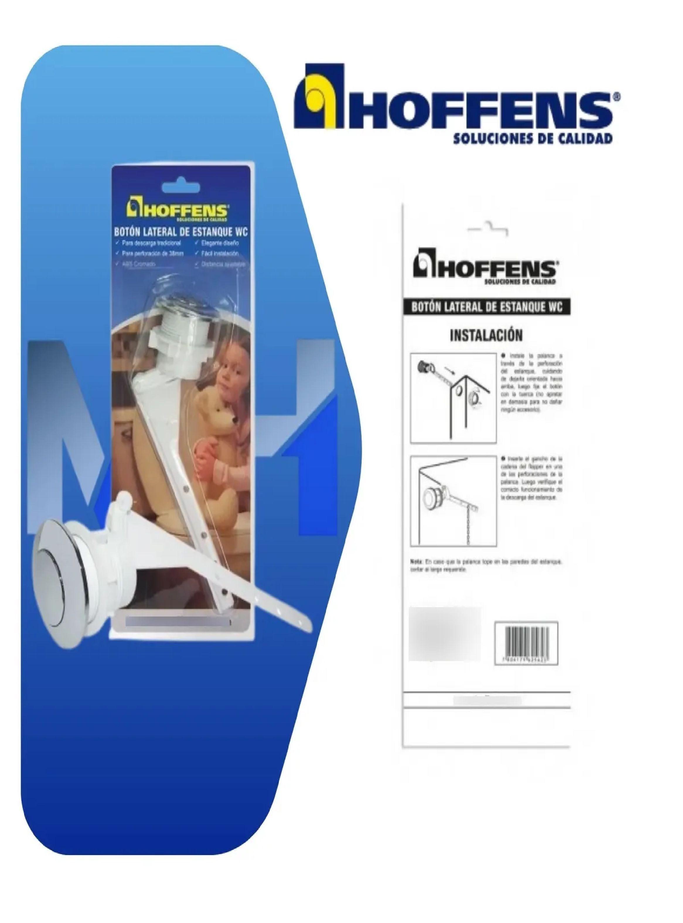 Boton Lateral Cromado 38mm Estanque Wc Descarga Tradicional-3