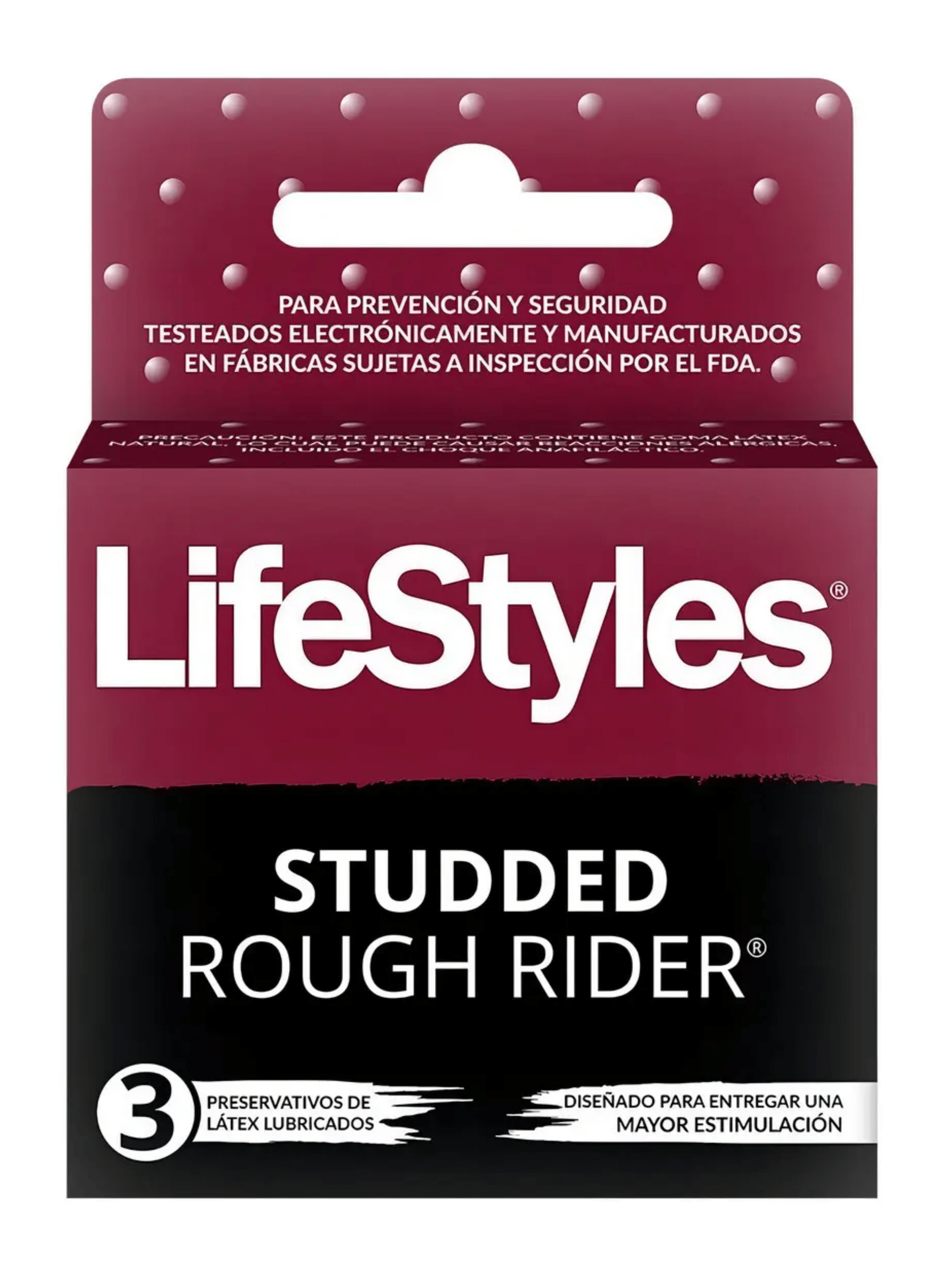 Condones Lifestyles Rough Rider Textura Con Microgr nulos-0