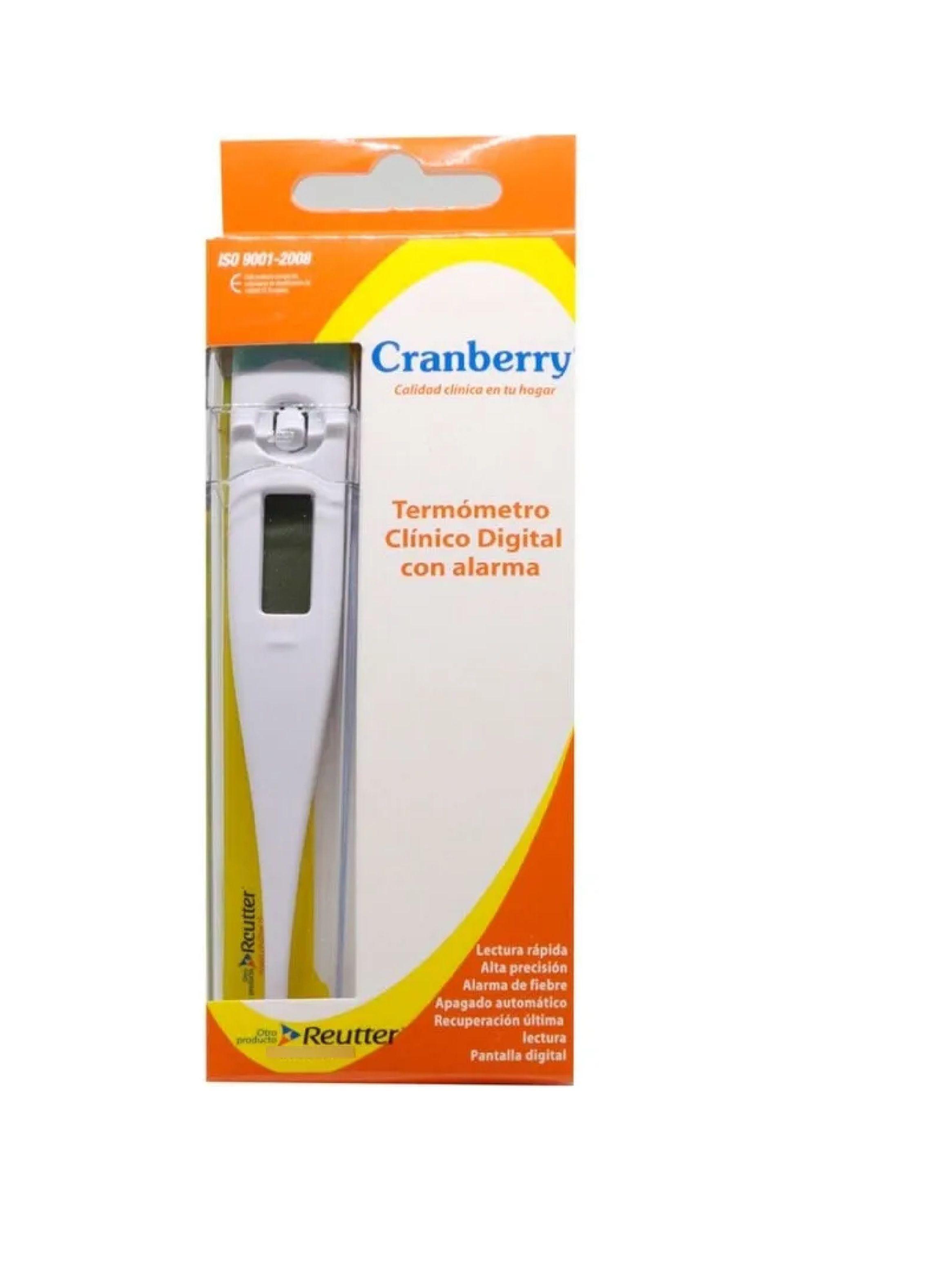 Termómetro Digital Cranberry Con Alarma Y Case Para Guardar-1