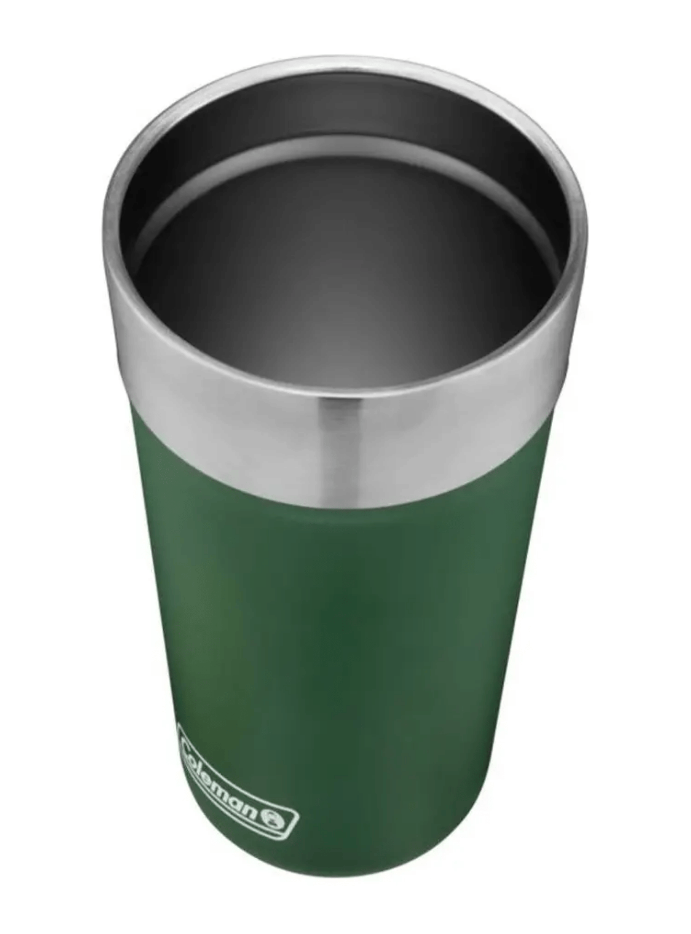 Vaso Termico Con Destapador Coleman Frio Calor 600ml Verde-2
