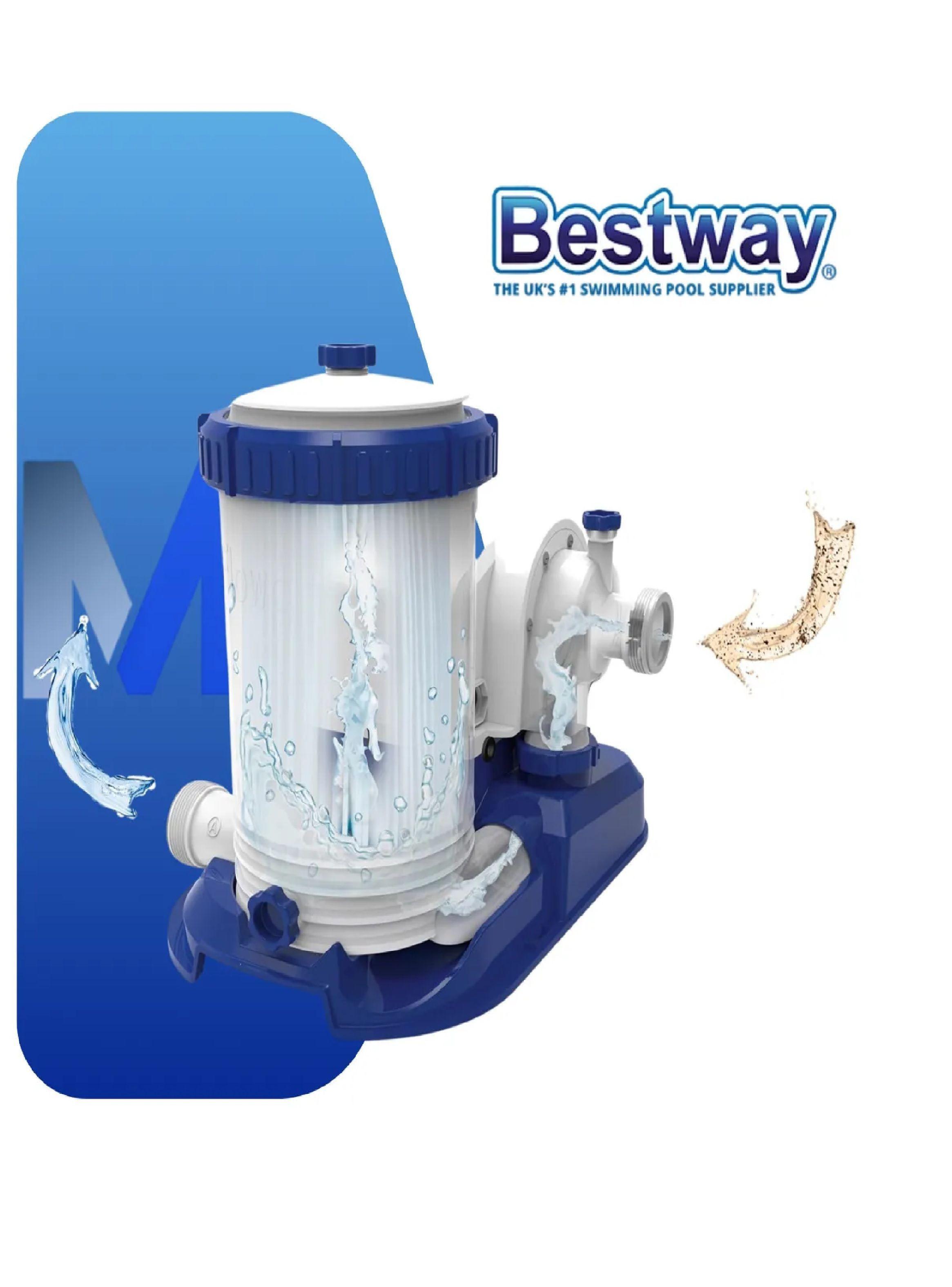 Bomba Filtro Para Piscina Con Filtro 9463lt/h 220v Bestway-2