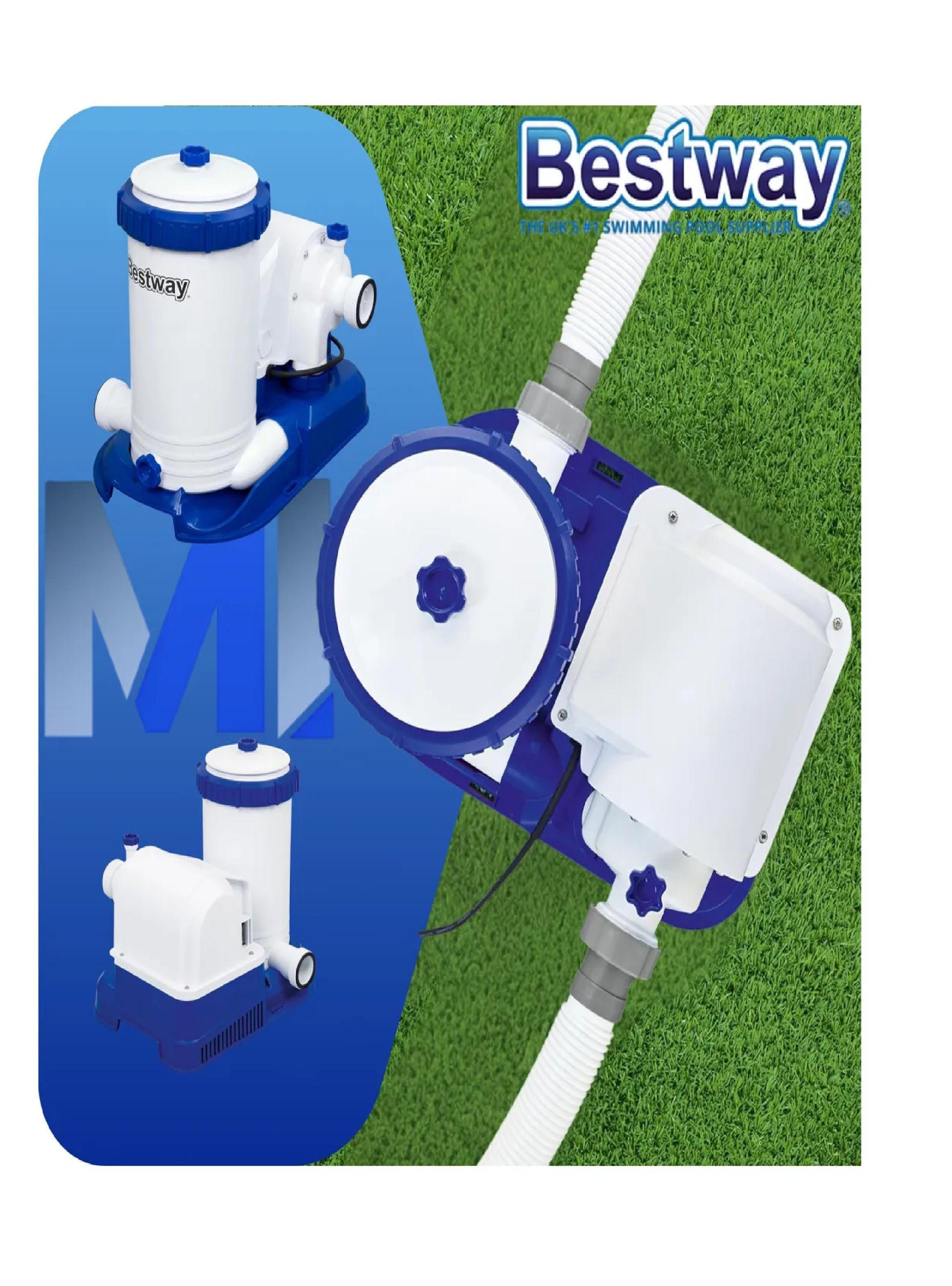 Bomba Filtro Para Piscina Con Filtro 9463lt/h 220v Bestway-4