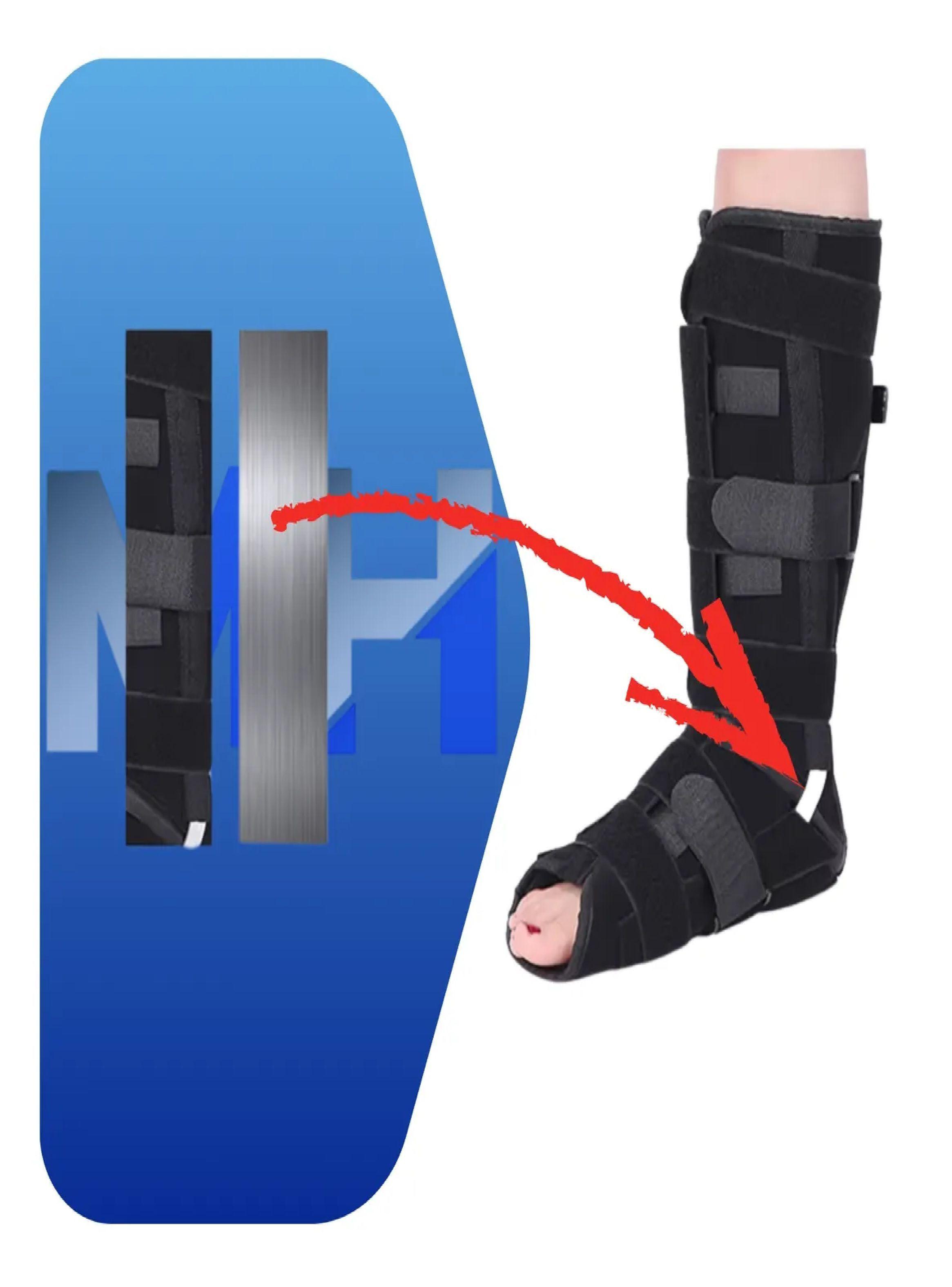 Ferula Ortopedica Para Tobillo Pierna Con Barra De Aluminio Talla L-2